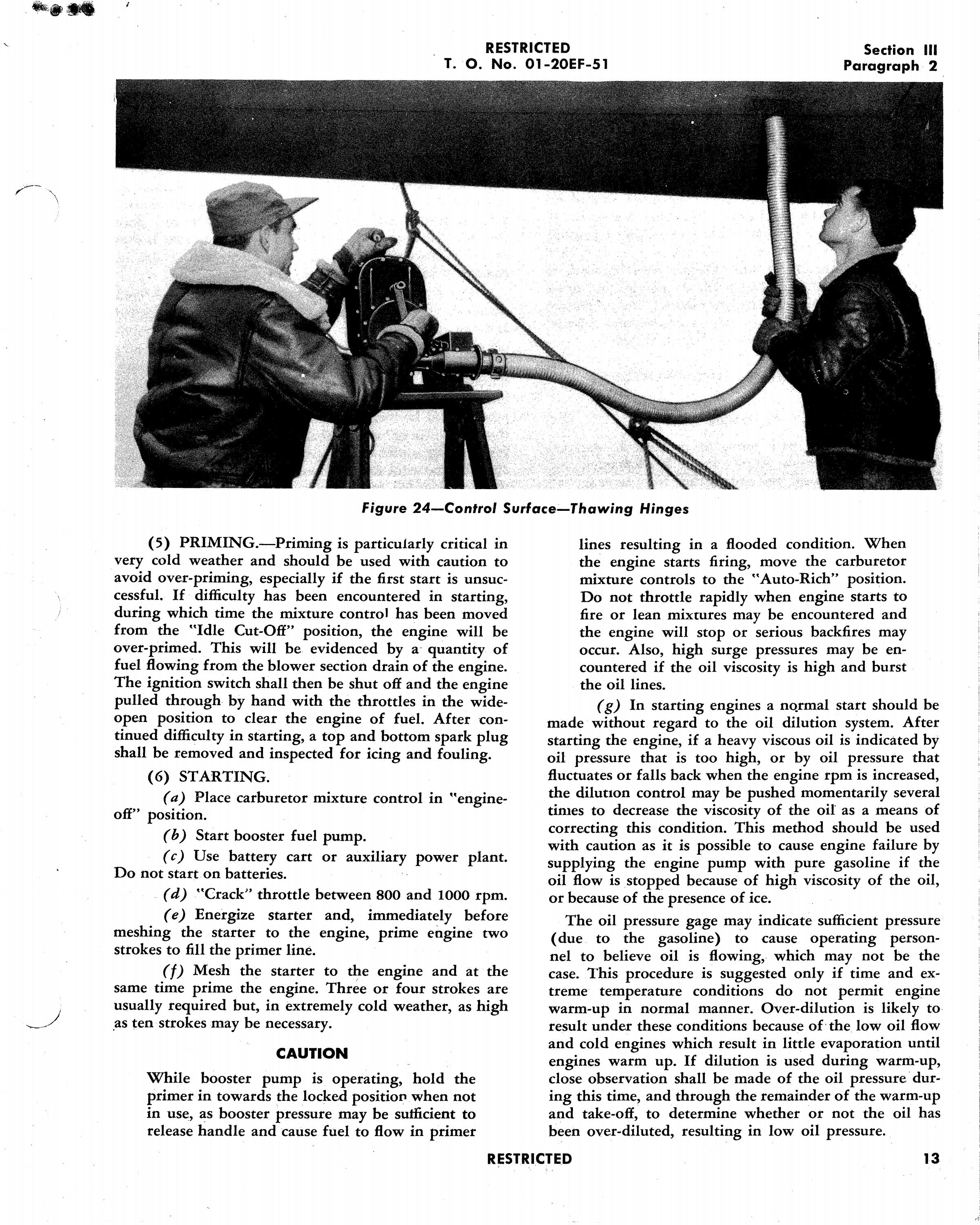 Sample page 17 from AirCorps Library document: Handbook of Cold Weather Operations & Maintenance - B17F, B-17G