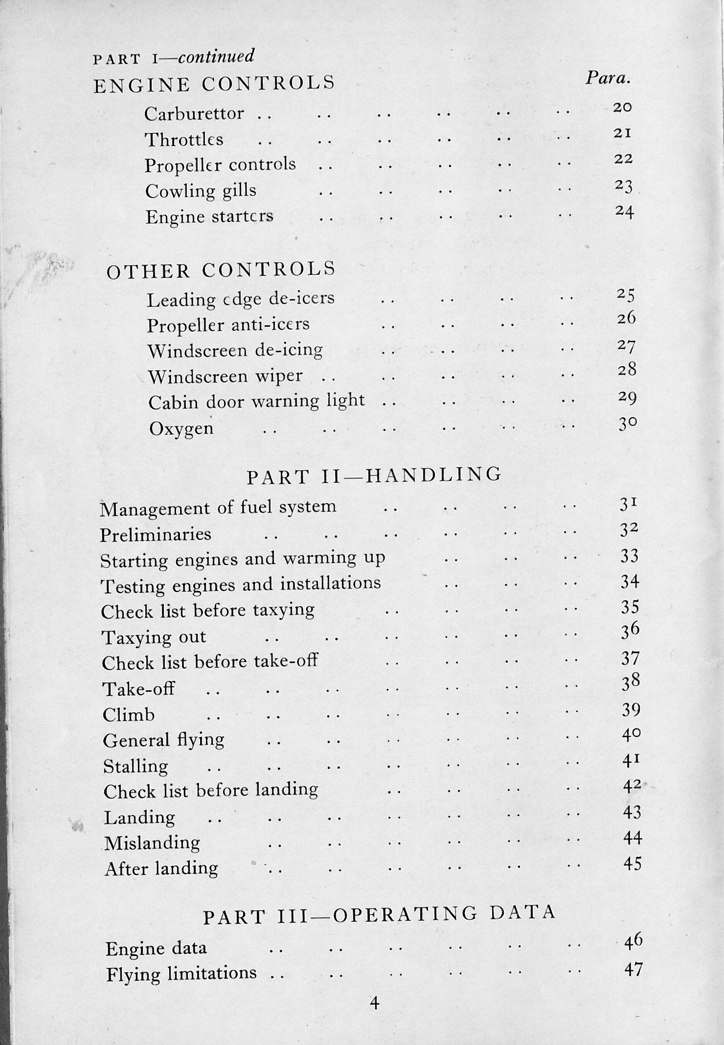 Sample page 6 from AirCorps Library document: Pilot's Notes for Dakota I & III Two Twin Wasp R1830-92 Engines