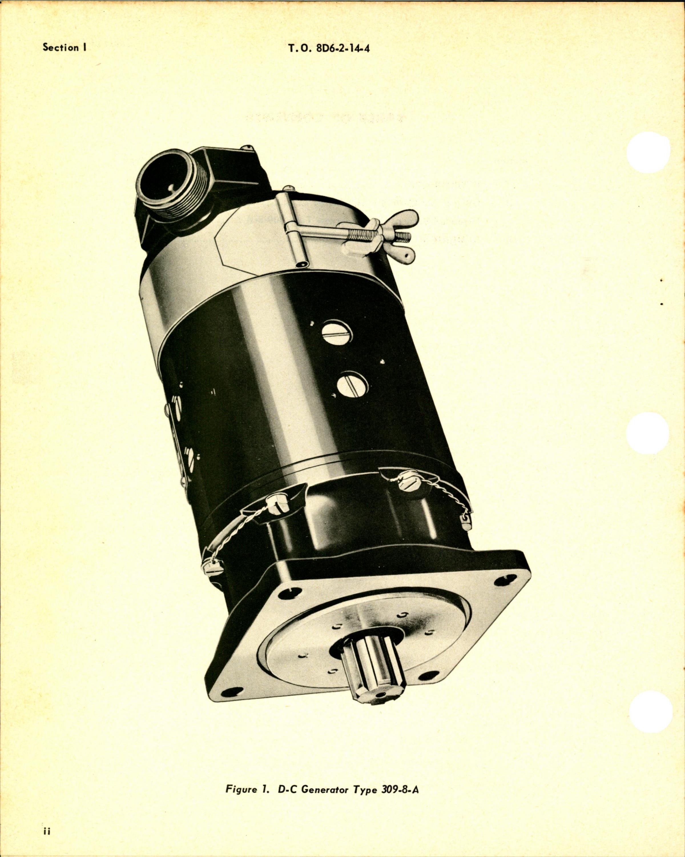 Sample page 4 from AirCorps Library document: Illustrated Parts Breakdown D-C Generator Type 309-8-A