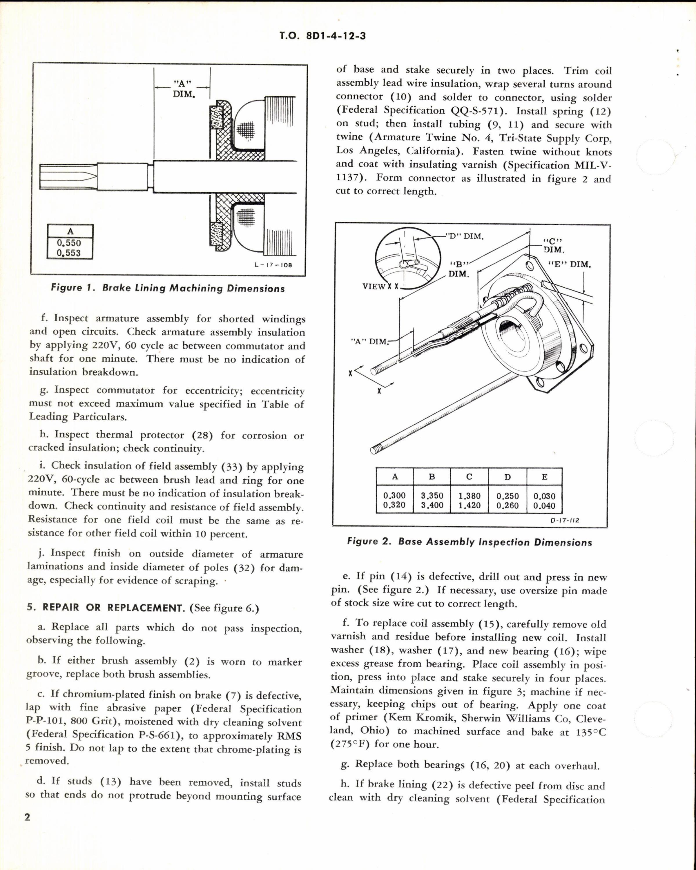 Sample page 2 from AirCorps Library document: Overhaul Instructions with Parts Breakdown for Direct-Current Motor Model DCM20-23, Part No 32409