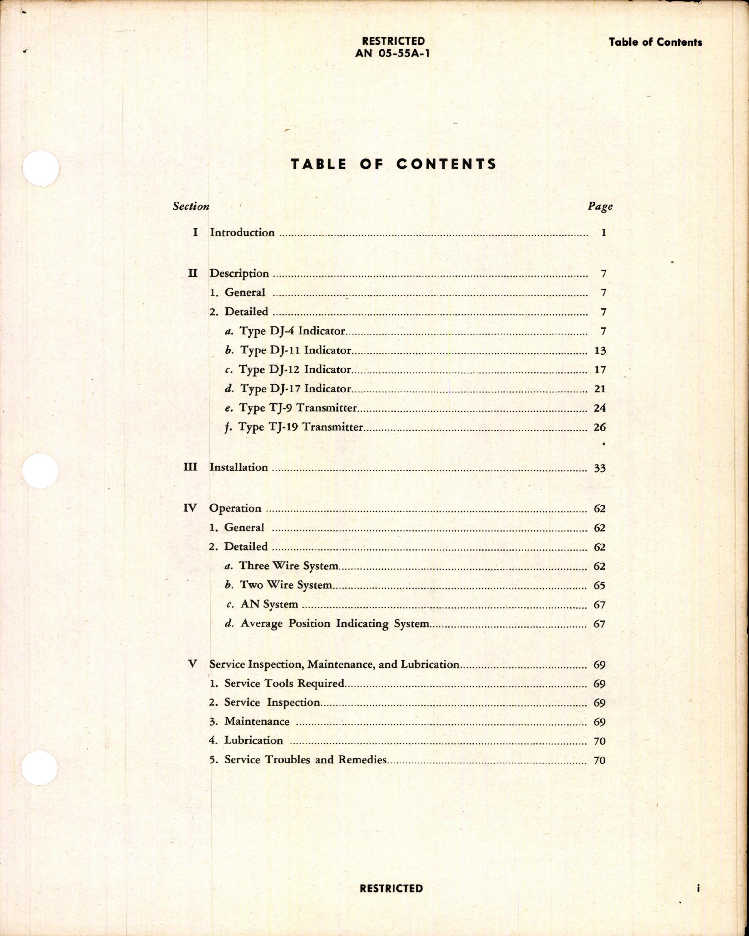 Sample page 3 from AirCorps Library document: D-C Selsyn Position Indicators and Transmitters