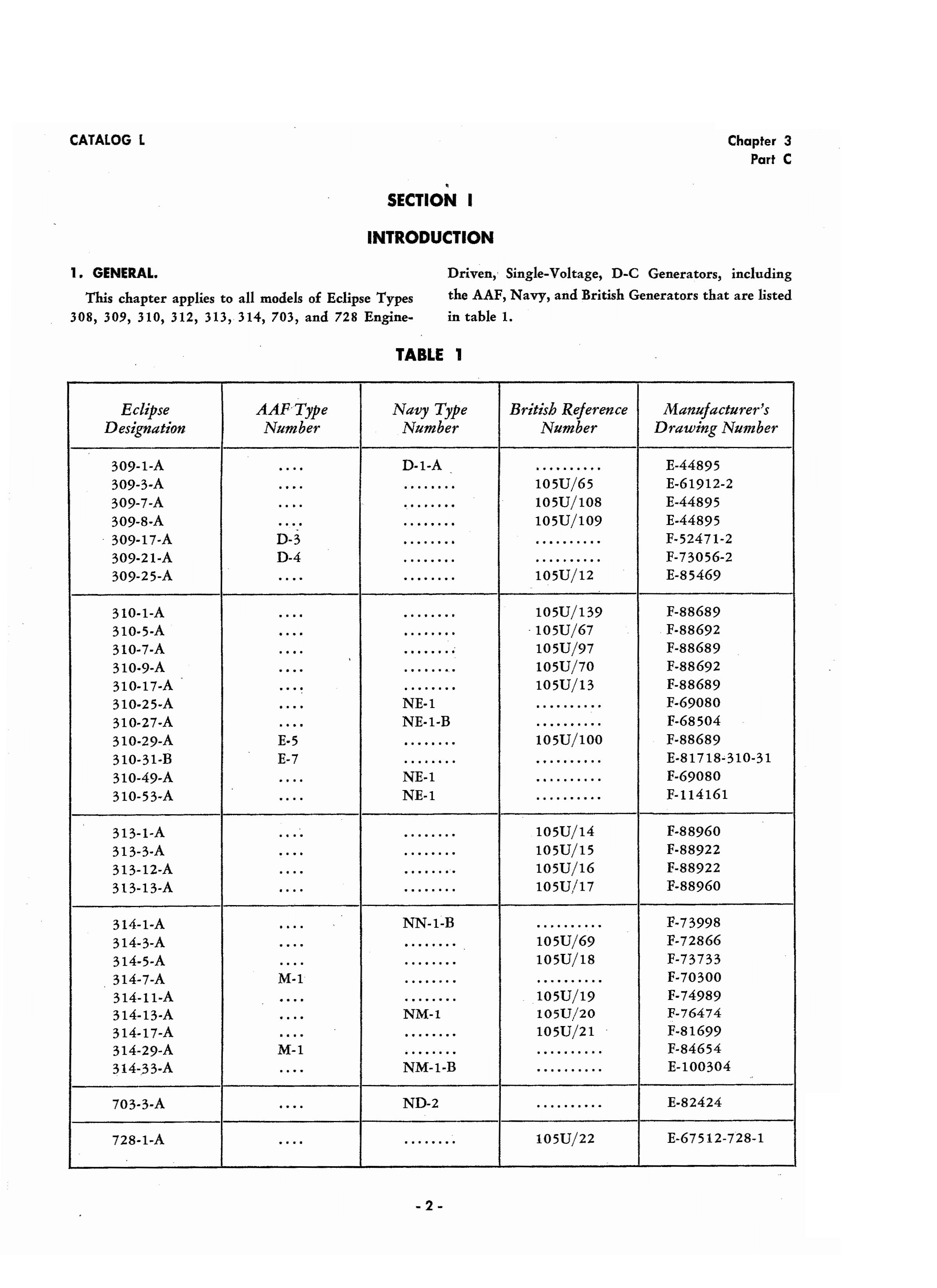 Sample page 2 from AirCorps Library document: Engine-Driven Single-Voltage D-C Generators