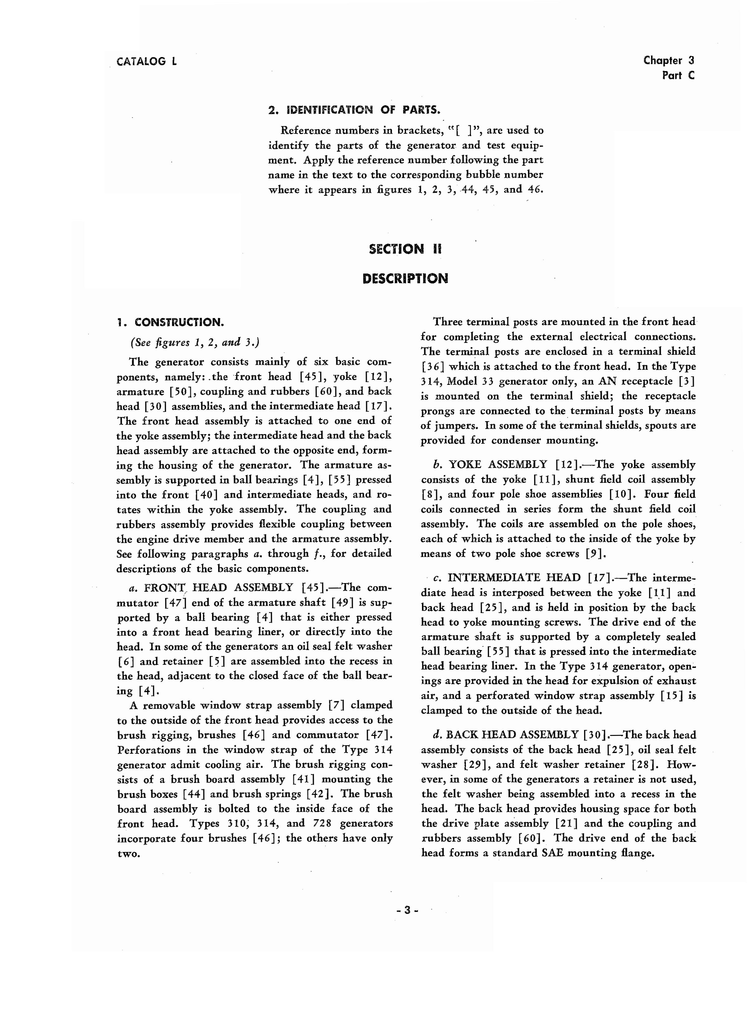 Sample page 3 from AirCorps Library document: Engine-Driven Single-Voltage D-C Generators