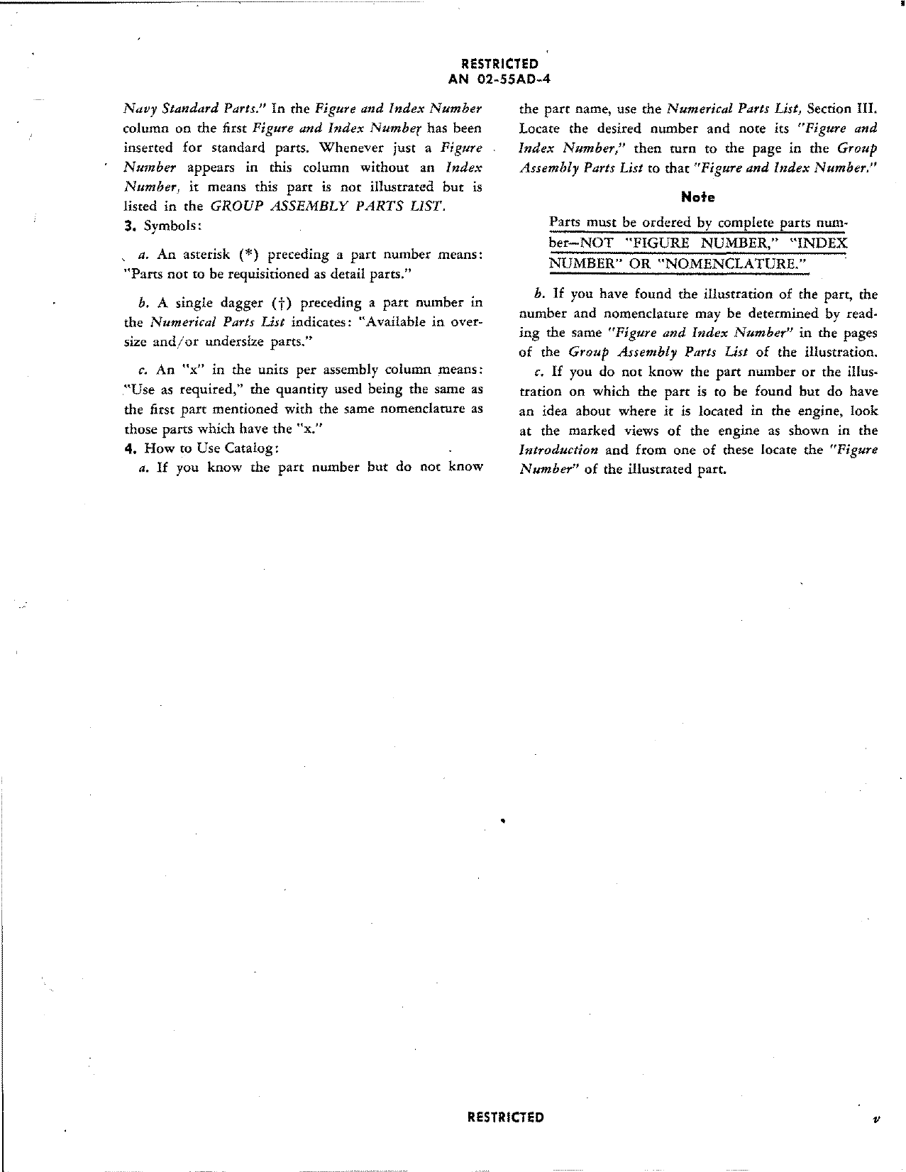 Sample page 7 from AirCorps Library document: Parts Catalog for Engine Models V-1650-9, V-1650-9A, V-1650-11, and V-1650-21 - Merlin 300 and 301