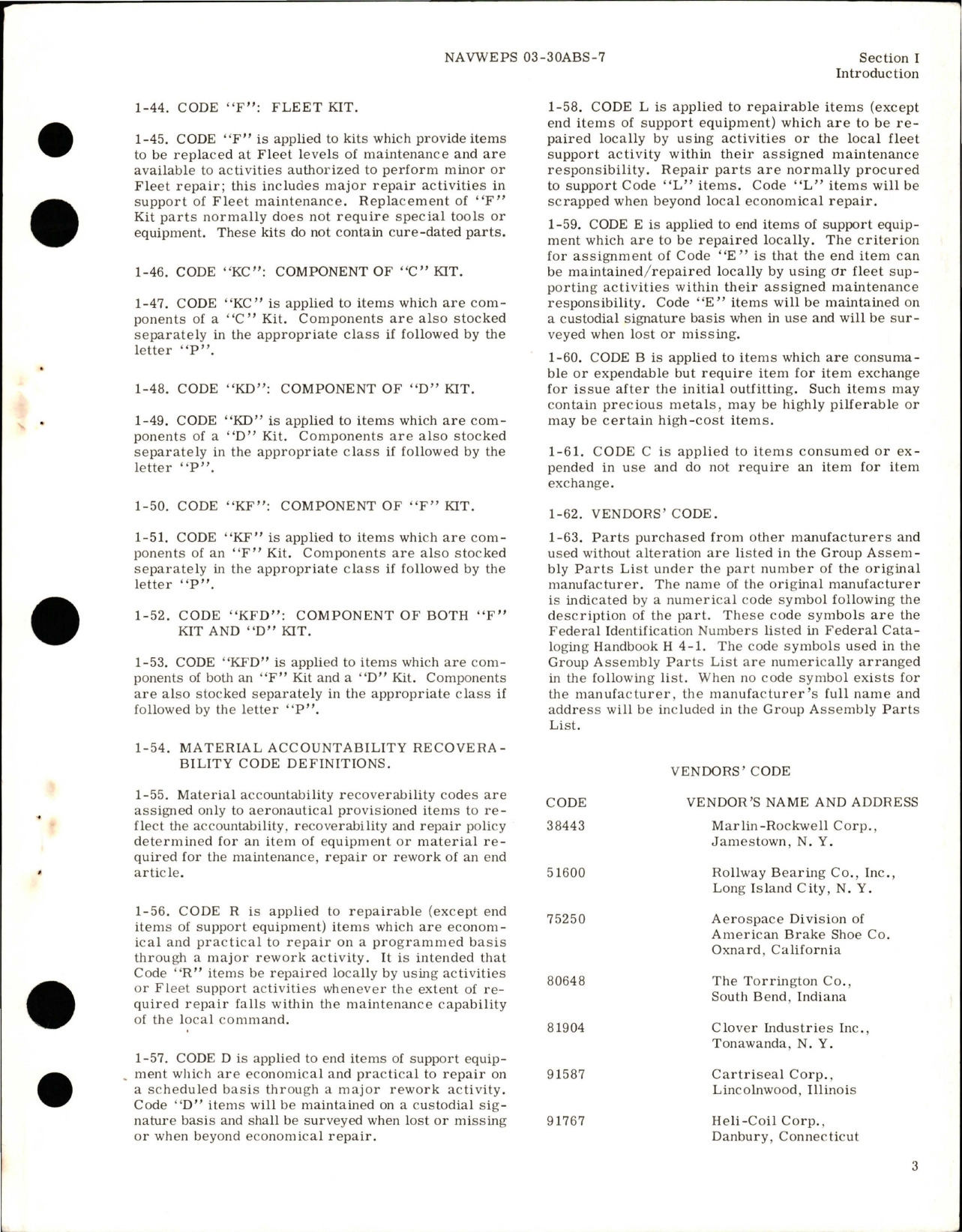 Sample page 5 from AirCorps Library document: Illustrated Parts Breakdown for Variable Displacement Hydraulic Pump - Models AP6VSC-2 and AP6VSC-16 - Parts 51015 and 51054 