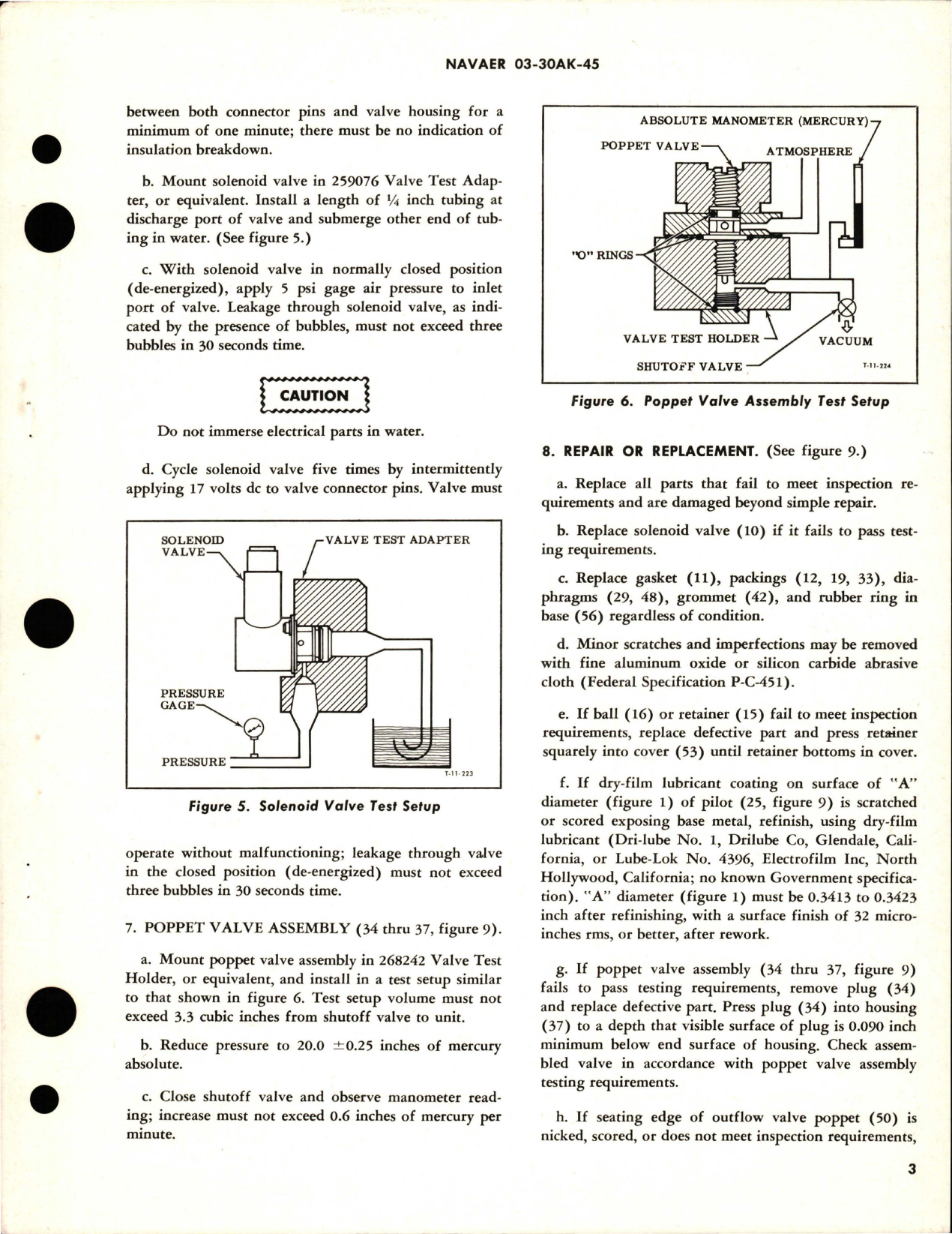 Sample page 5 from AirCorps Library document: Overhaul Instructions with Parts Breakdown for Cabin Air Pressure Safety Valve - Part 103138-540 - Model CSV2-54-1 