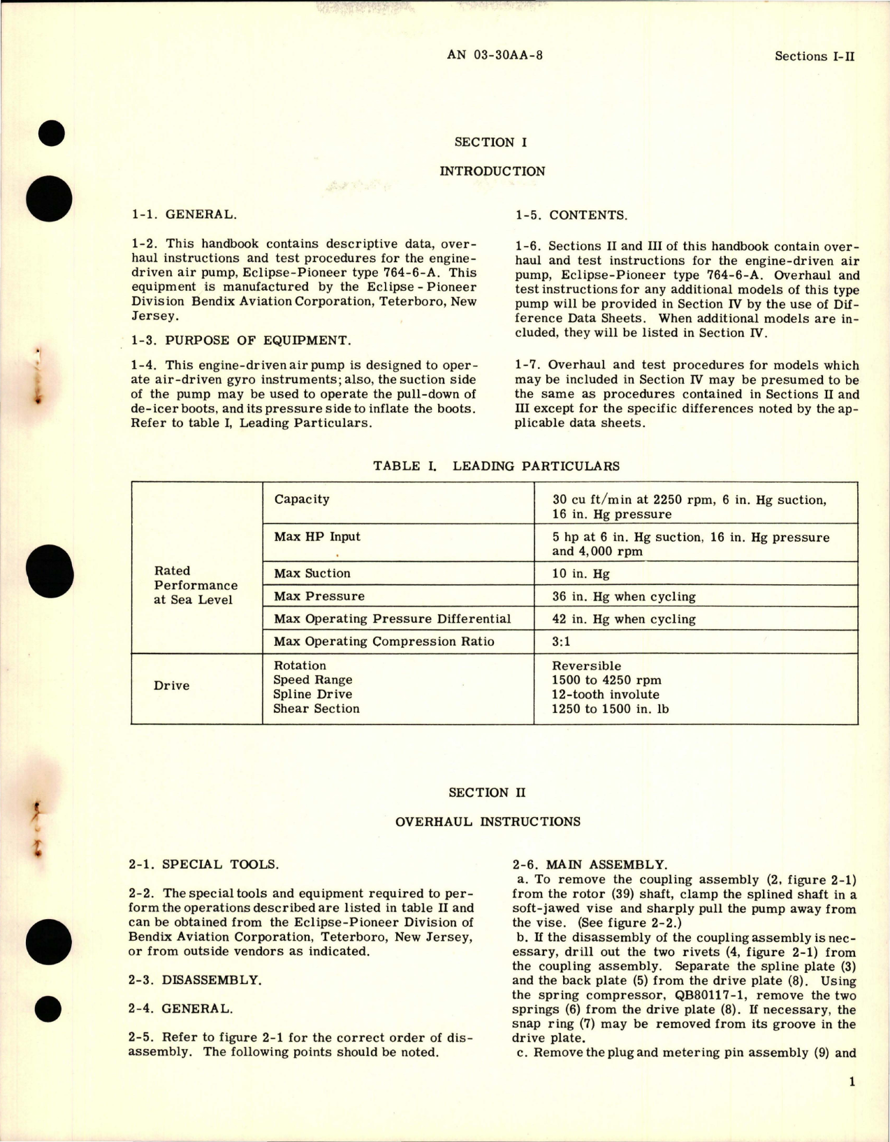Sample page 7 from AirCorps Library document: Overhaul Instructions for Air Pump - Type 764-6-A