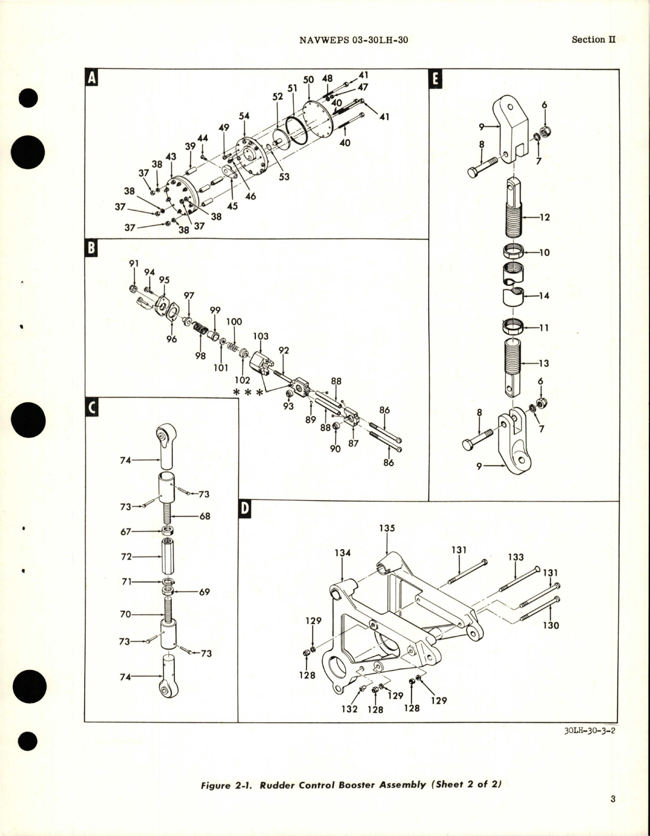 Sample page 7 from AirCorps Library document: Overhaul Instructions for Rudder Control Booster Assembly - Part 372021-5 
