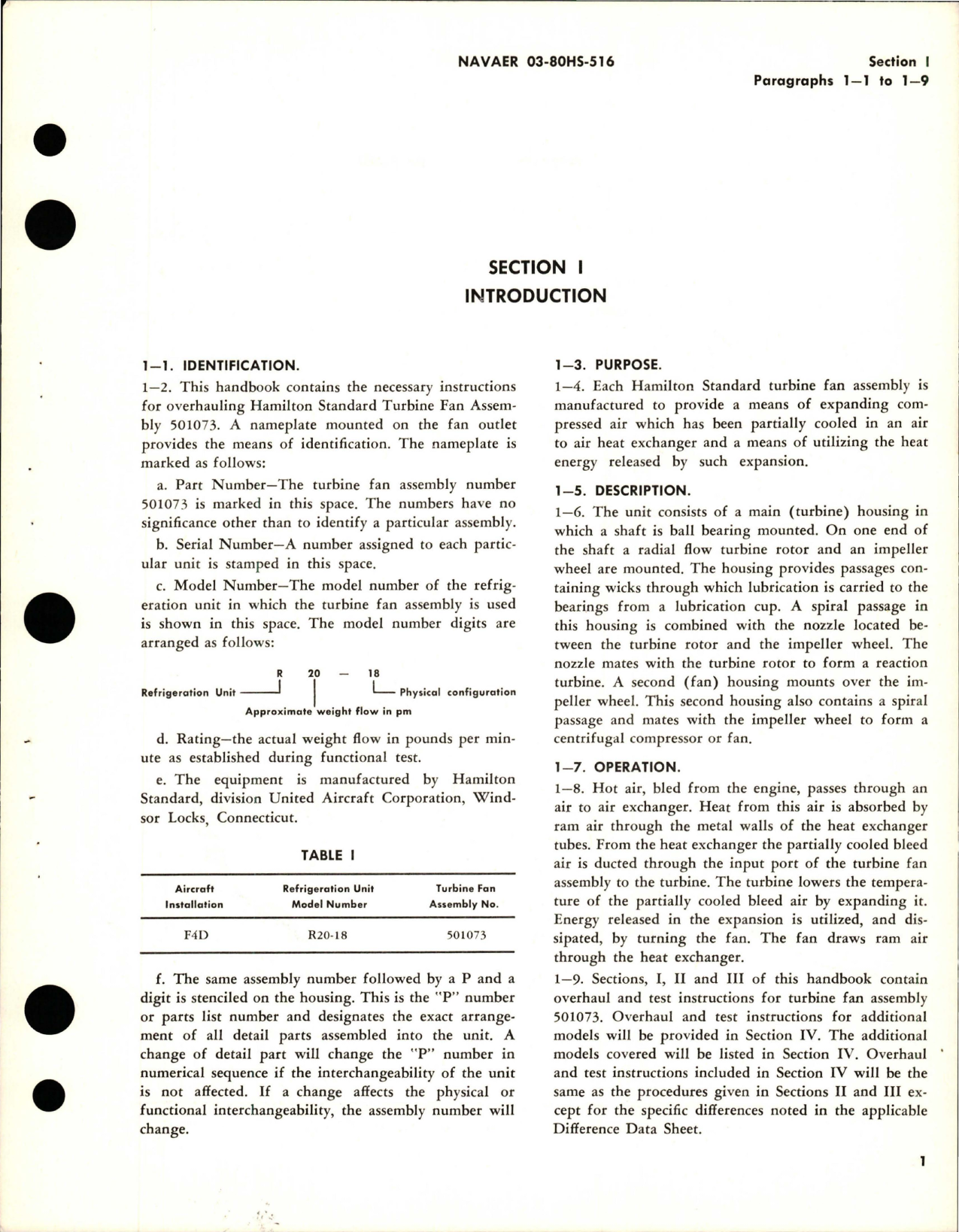 Sample page 5 from AirCorps Library document: Overhaul Instructions for Turbine Fan Assembly - 501073