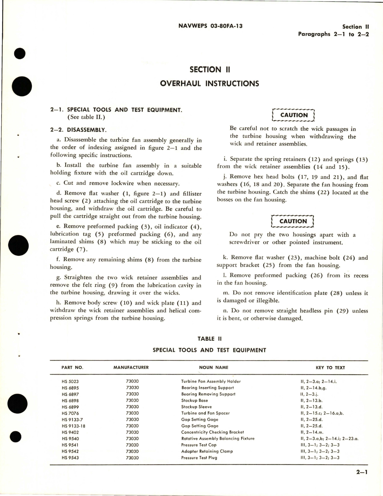 Sample page 7 from AirCorps Library document: Overhaul Instructions for Turbine Fan Assembly - Part 570854