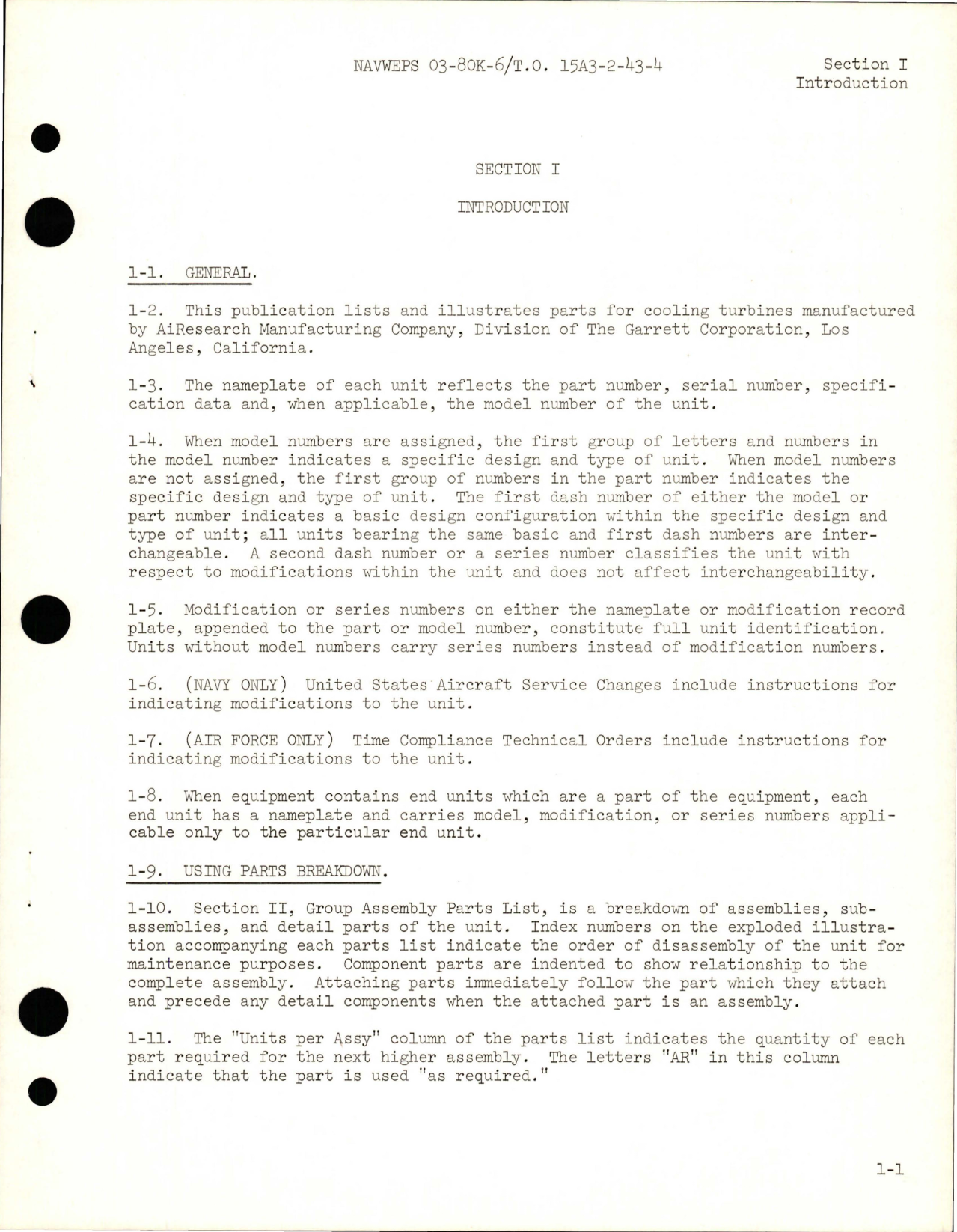 Sample page 5 from AirCorps Library document: Illustrated Parts Breakdown for Cooling Turbines - Parts 203120, 203130, and 204480-1-1