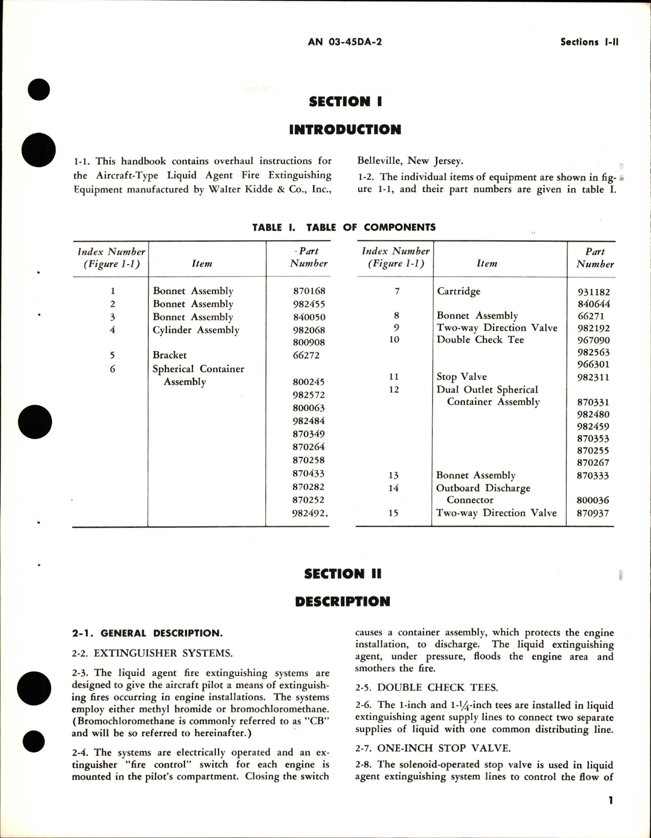 Sample page 5 from AirCorps Library document: Overhaul Instructions for Aircraft-Type Liquid Agent Fire Extinguishing Equipment 