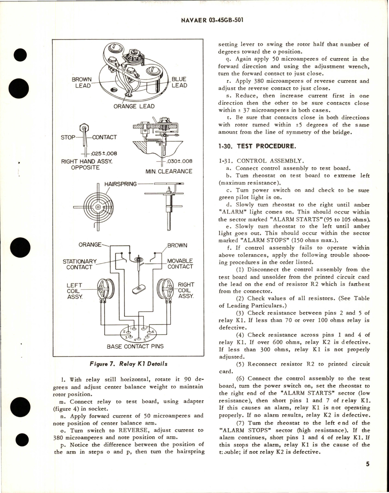 Sample page 5 from AirCorps Library document: Overhaul Instructions with Parts Breakdown for Fire Detection Control Assembly - 227-28-2 