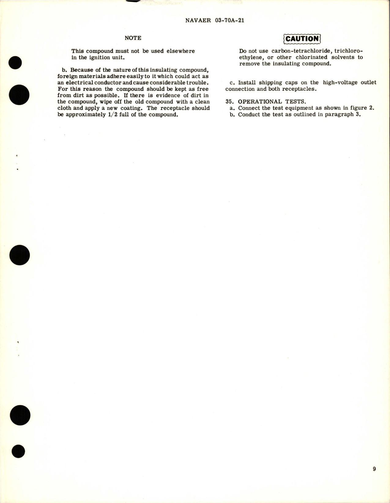 Sample page 9 from AirCorps Library document: Overhaul Instructions with Parts Breakdown for Ignition Unit - Part B11C30 