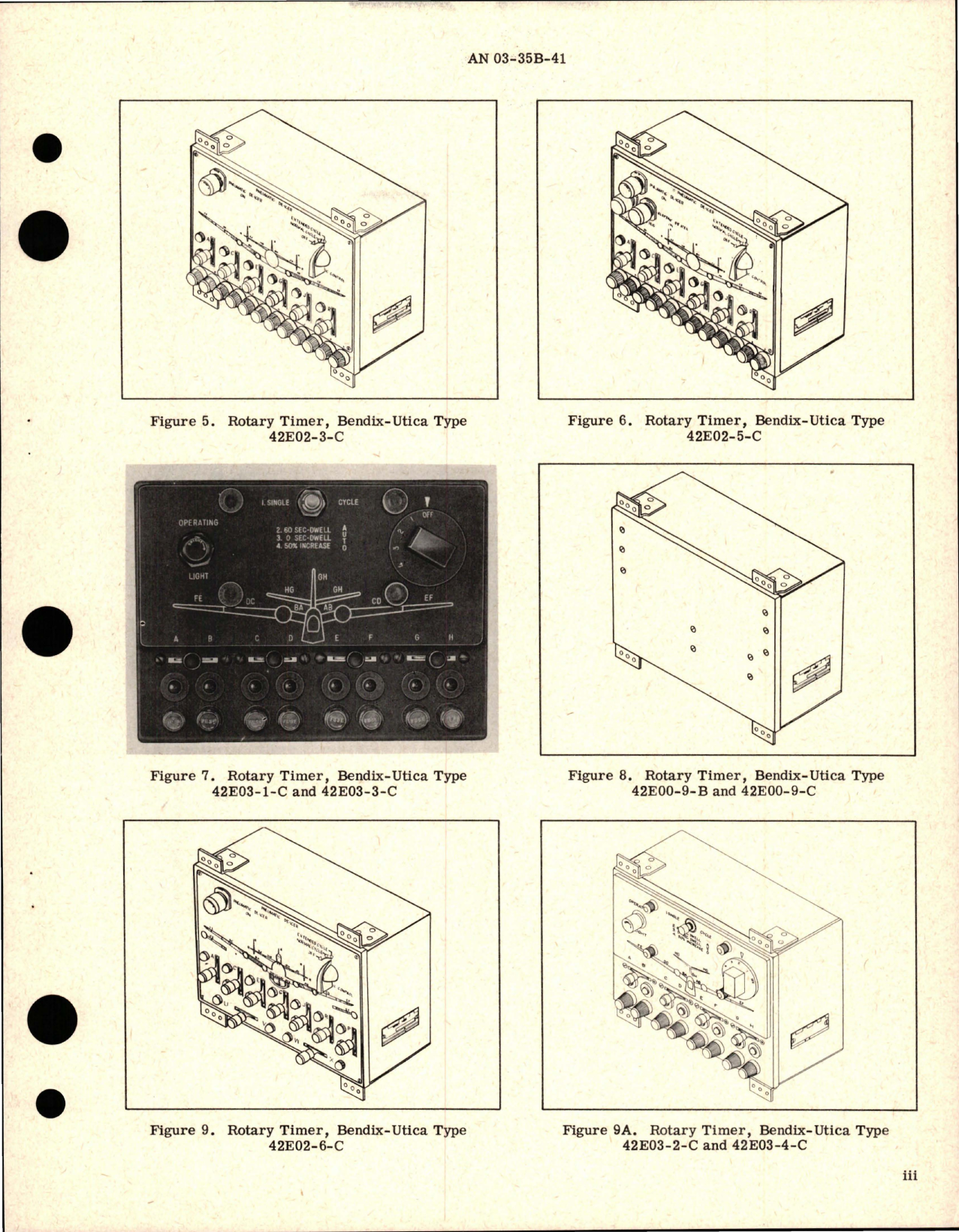 Sample page 5 from AirCorps Library document: Illustrated Parts Breakdown for Rotary Timers - Parts 42E00, 42E02, and 42E03 Series
