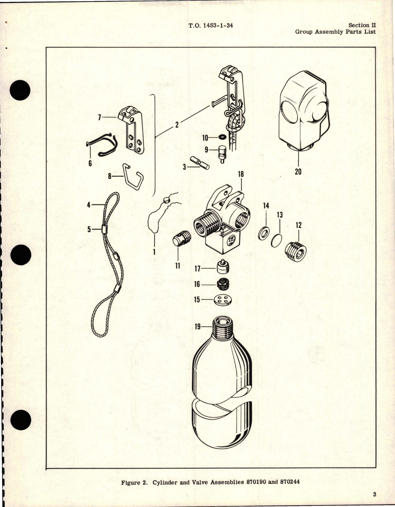 Sample page 7 from AirCorps Library document: Illustrated Parts Breakdown for Life Raft Inflation Equipment