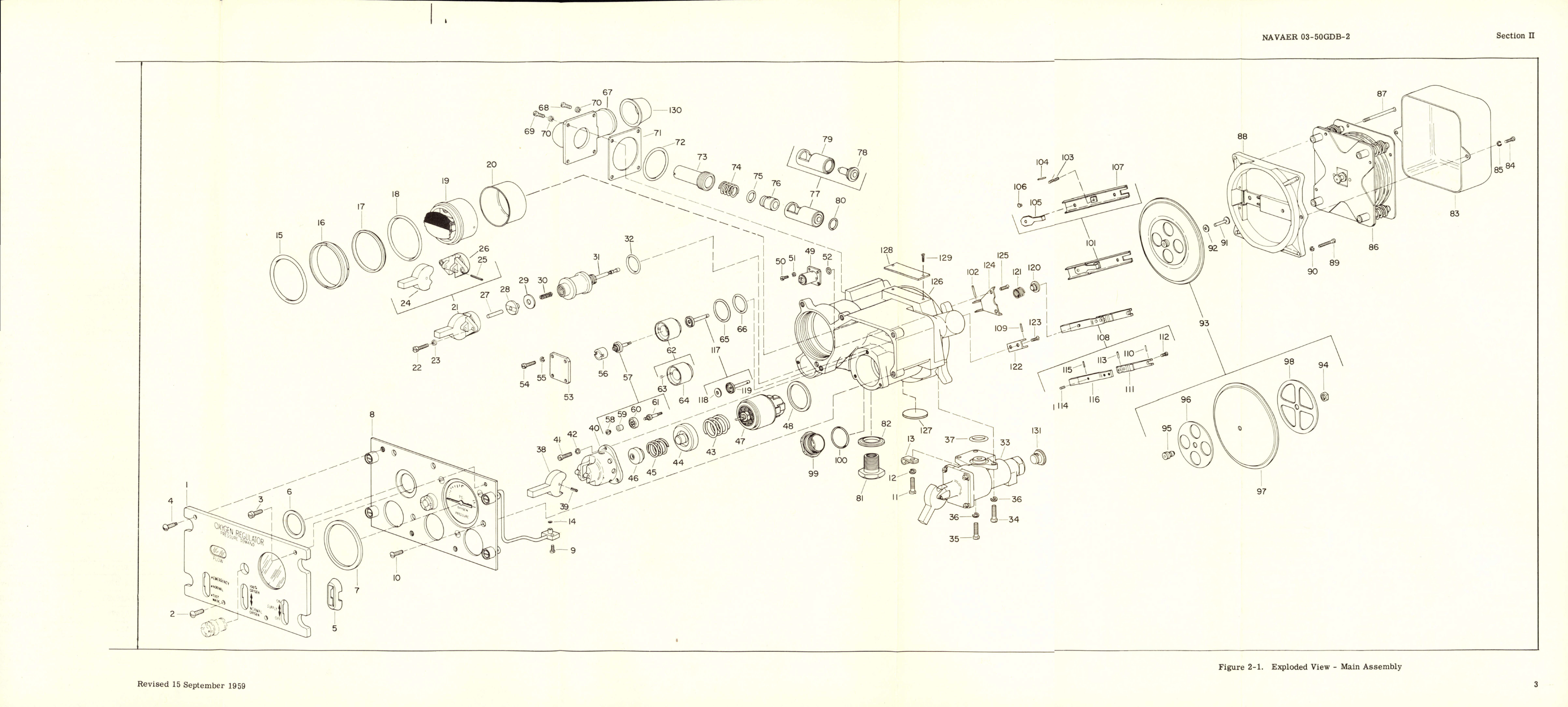 Sample page 7 from AirCorps Library document: Overhaul Instructions for Automatic Diluter Demand Pressure Breathing Oxygen Regulator - Parts 2894-10A-A2, 2894-6B-A4, 2894-10A-B2, 2894-6B-B2, and 2894-10A-A2A