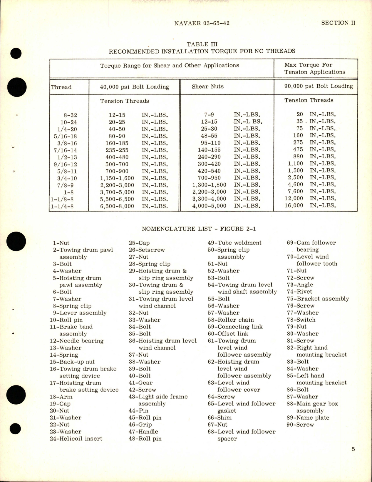 Sample page 9 from AirCorps Library document: Overhaul Instructions for All Purpose Winch - Model 63 