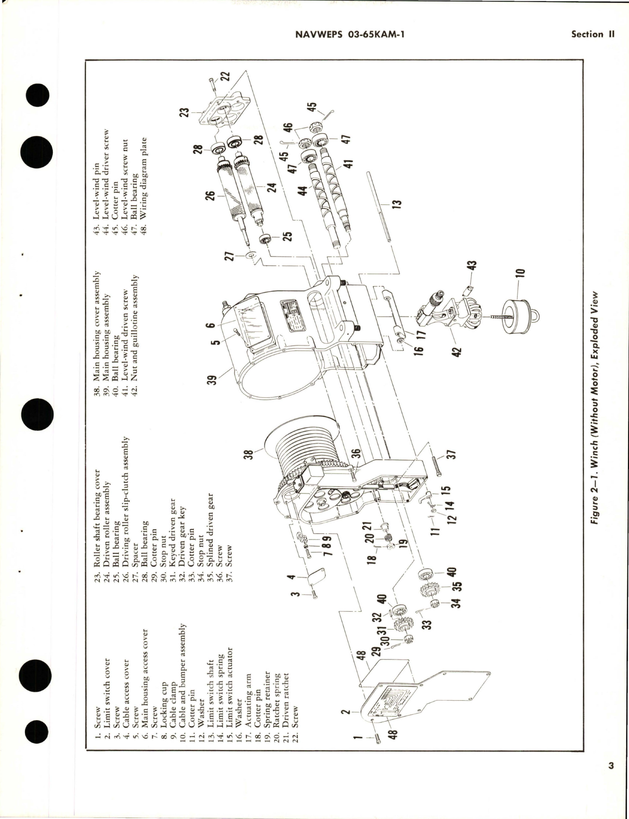 Sample page 7 from AirCorps Library document: Overhaul Instructions for Winch Without Motor - Parts WE-2003-1 and K682162-5