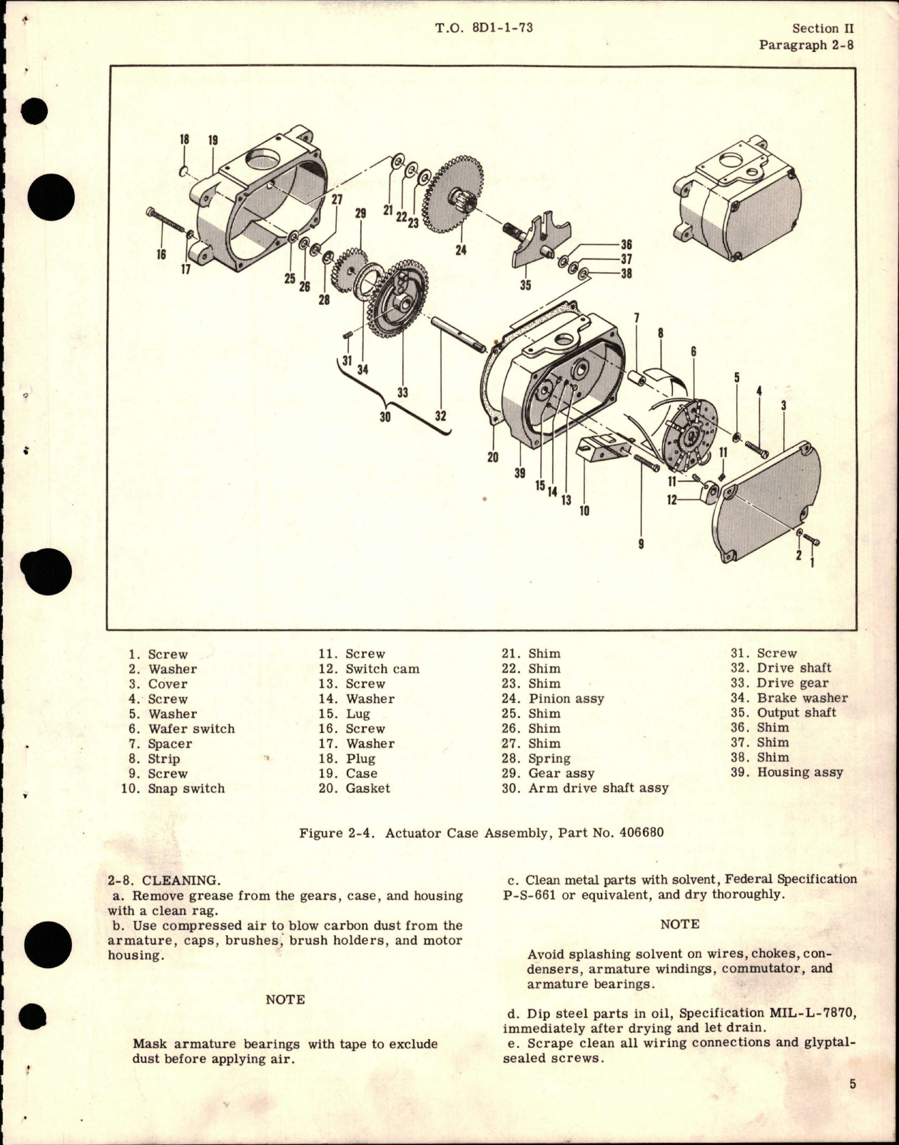 Sample page 7 from AirCorps Library document: Overhaul Instructions for Geneva-Loc Actuators - Series 108