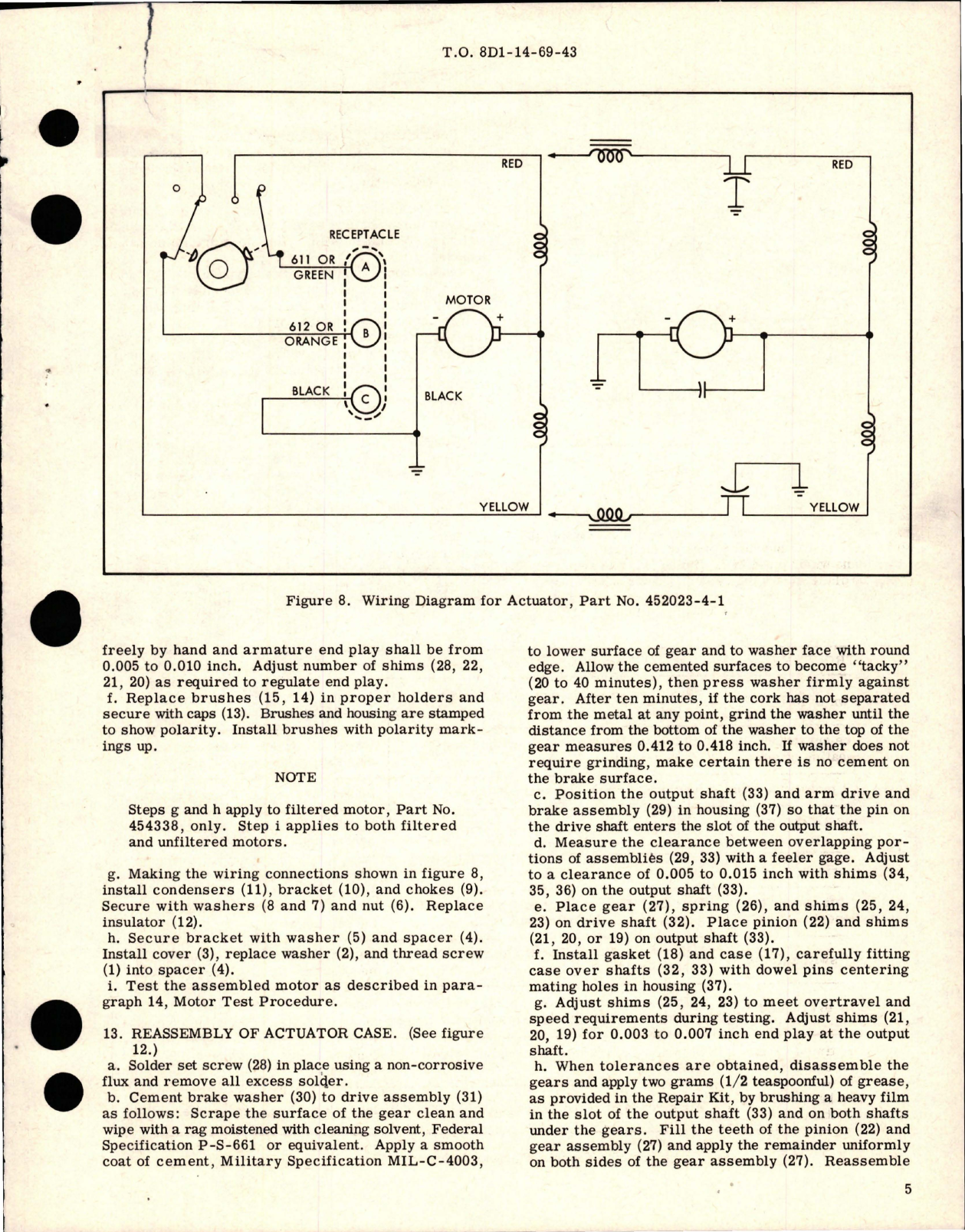 Sample page 5 from AirCorps Library document: Overhaul with Parts Breakdown for Geneva-Loc Actuator - Series 108