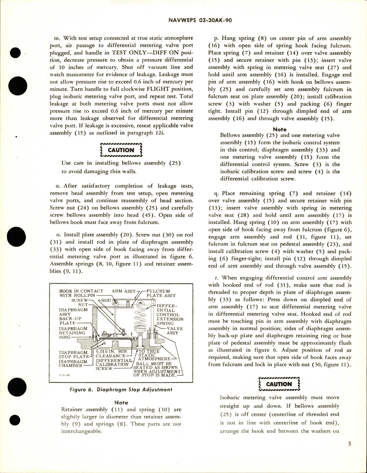 Sample page 7 from AirCorps Library document: Overhaul Instructions with Parts Breakdown for Cabin Air Pressure Outflow Valve Control - Part 102020-11