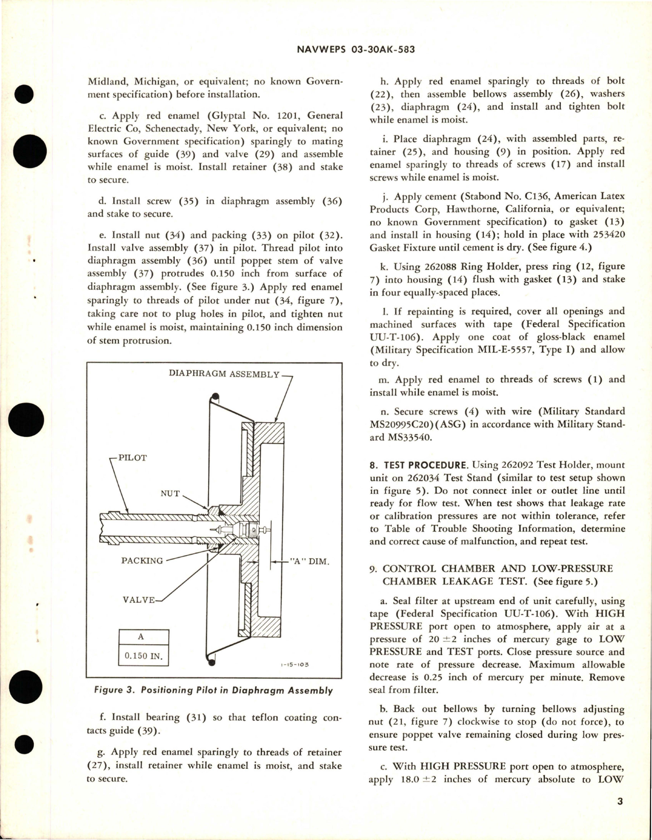 Sample page 5 from AirCorps Library document: Overhaul Instructions with Parts Breakdown for Pressure Ratio Control and Shutoff Valve - Part 93860-1