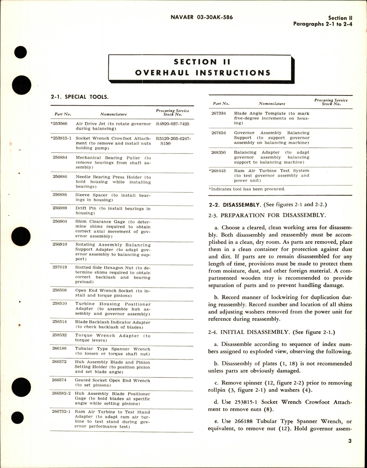 Sample page 7 from AirCorps Library document: Overhaul Instructions for Ram Air Turbine Hydraulic Power Units - Parts 44004-1, 44084, 44084-1, and 44140 