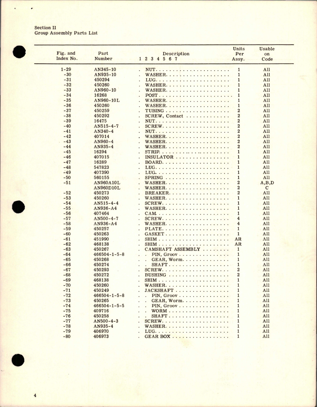 Sample page 5 from AirCorps Library document: Illustrated Parts Breakdown for Position Light Flashers