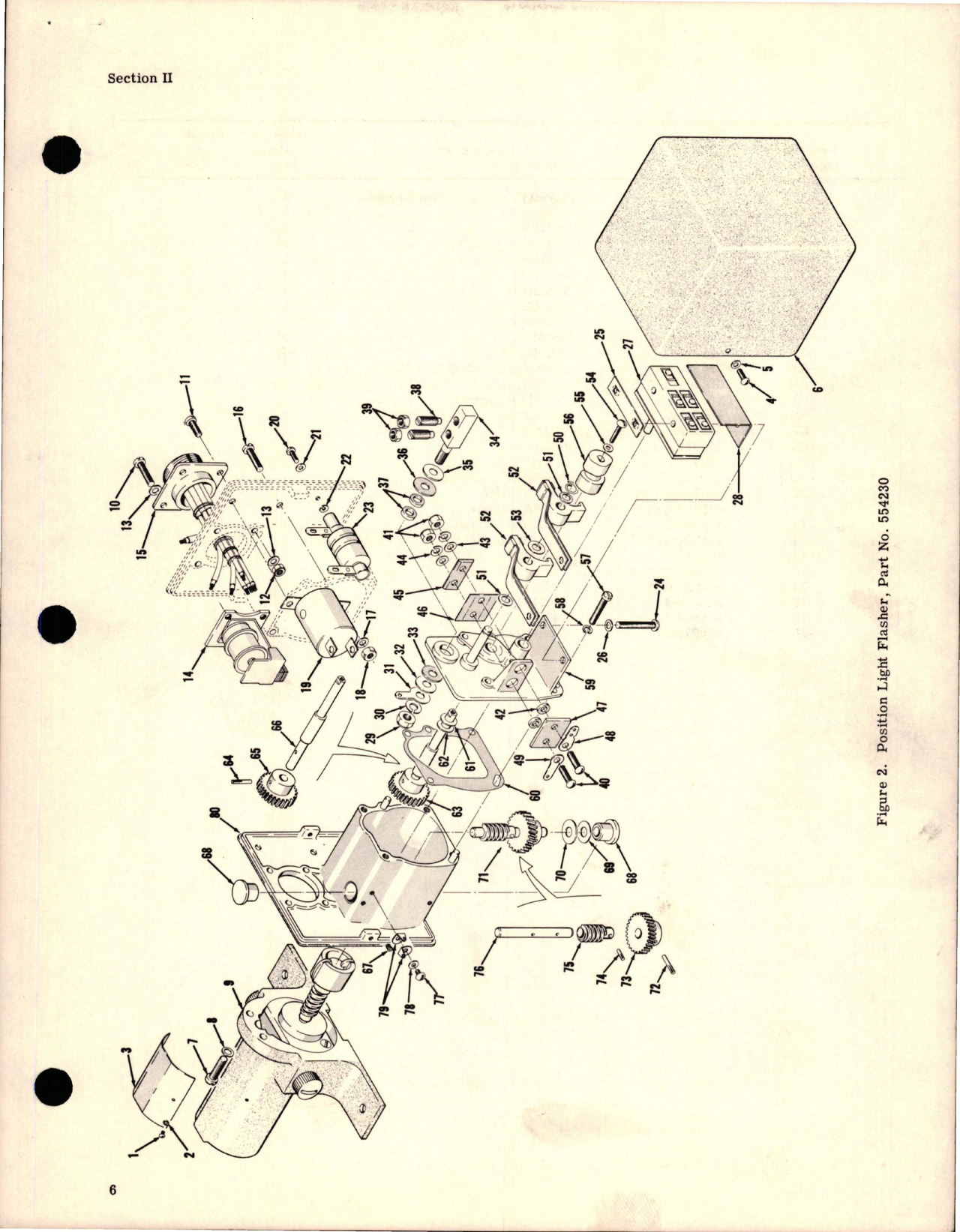 Sample page 7 from AirCorps Library document: Illustrated Parts Breakdown for Position Light Flashers