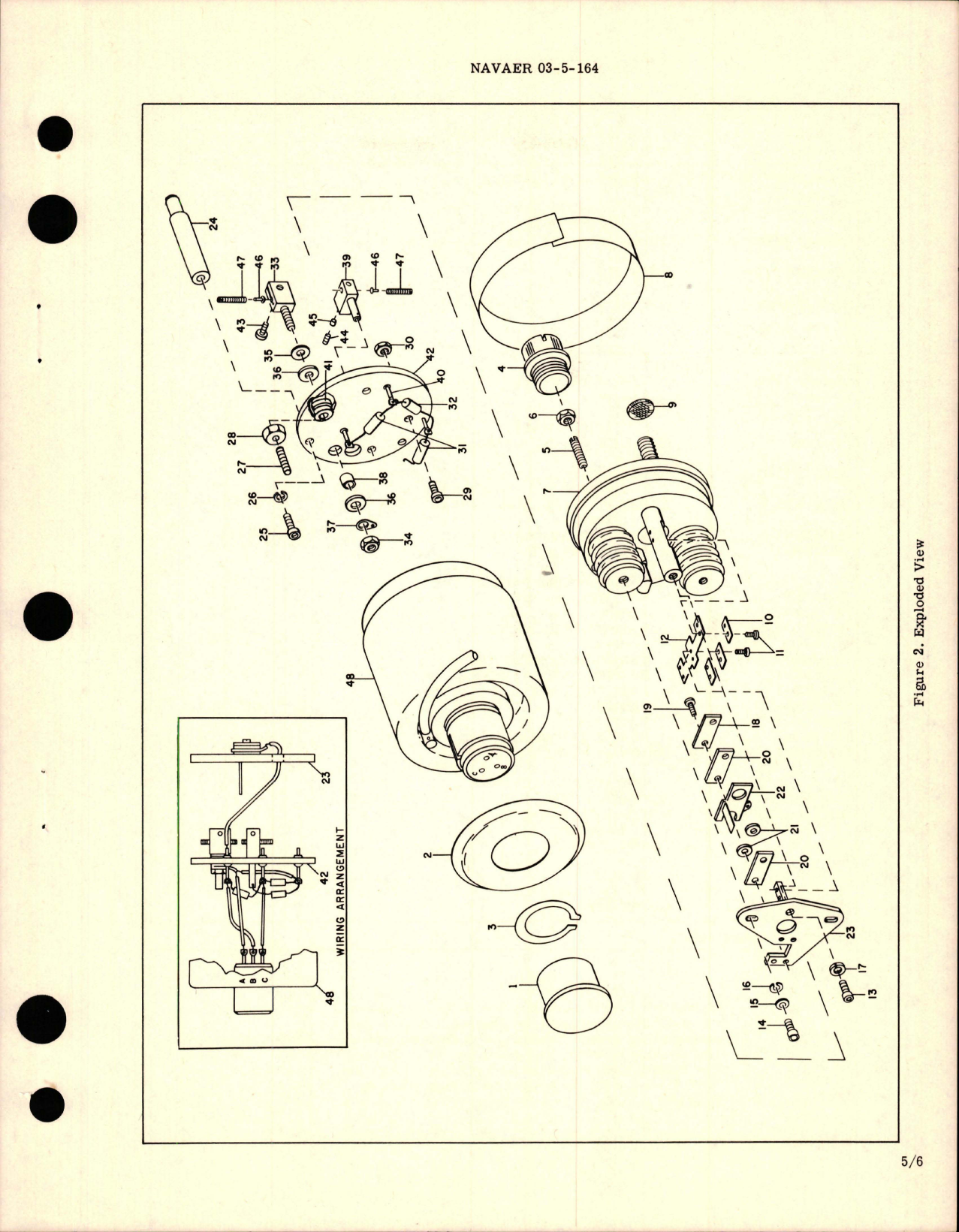 Sample page 5 from AirCorps Library document: Overhaul Instructions with Parts Breakdown for Engine Oil Pressure Switch - Type 3153-3A-250 