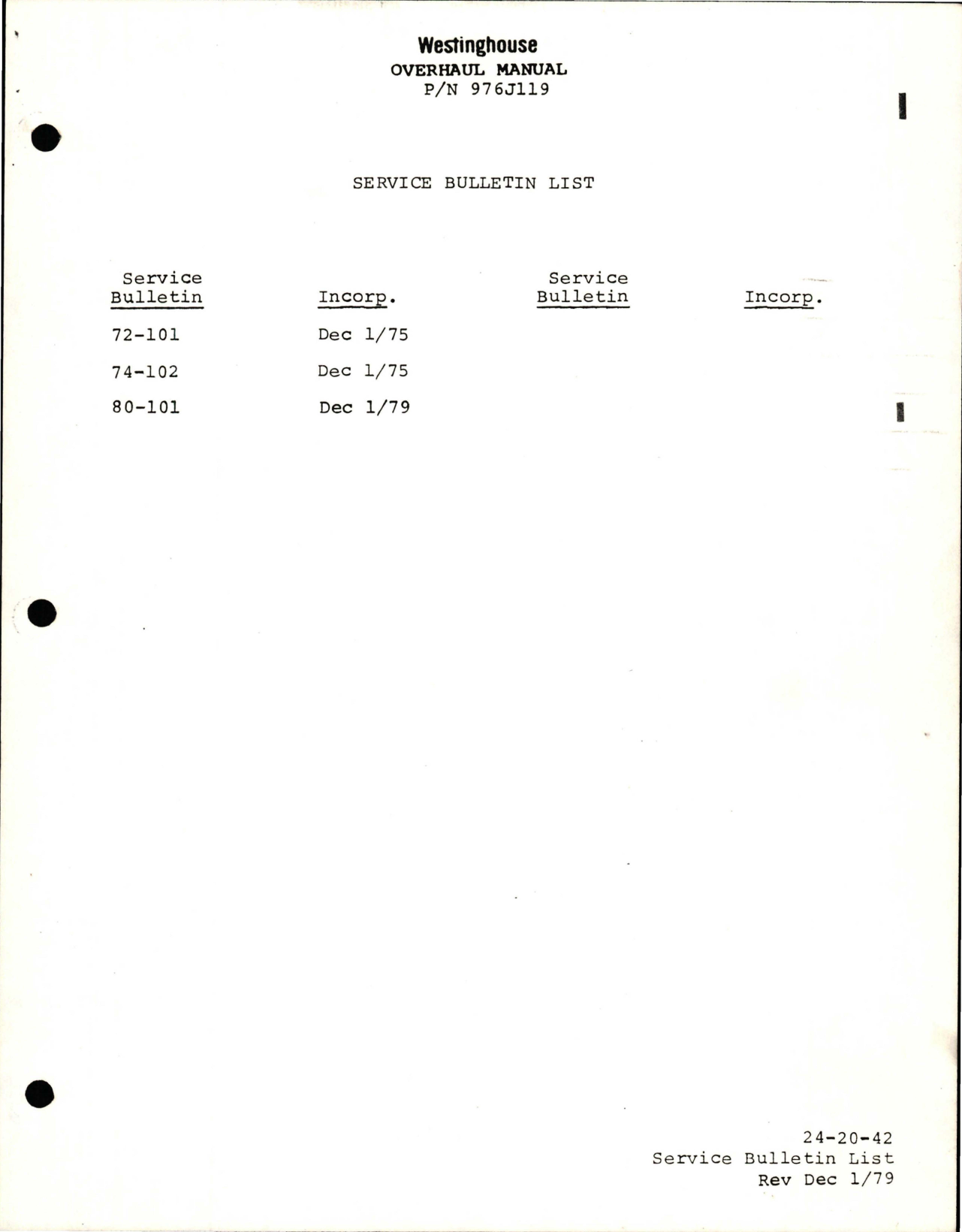 Sample page 5 from AirCorps Library document: Overhaul Manual for AC Generator 