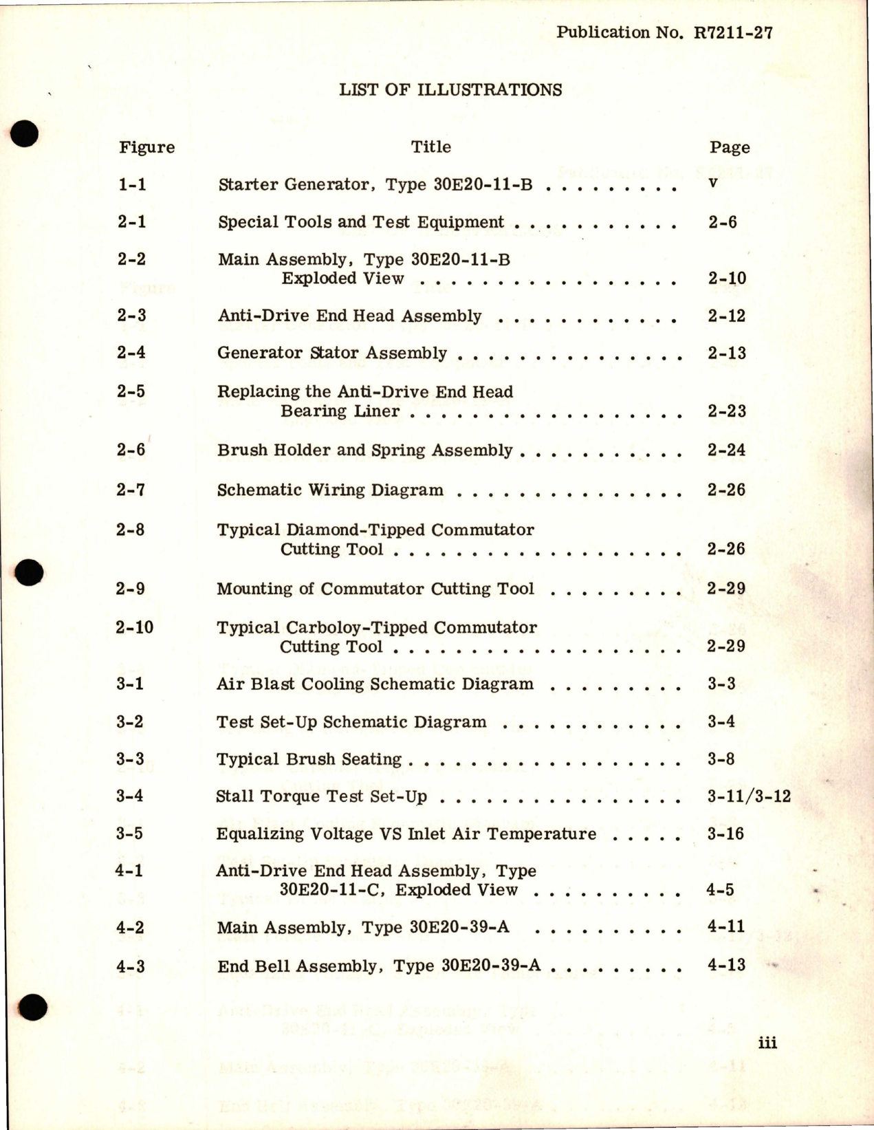 Sample page 5 from AirCorps Library document: Maintenance Instructions for Starter Generator - Type 30E20-11-B 