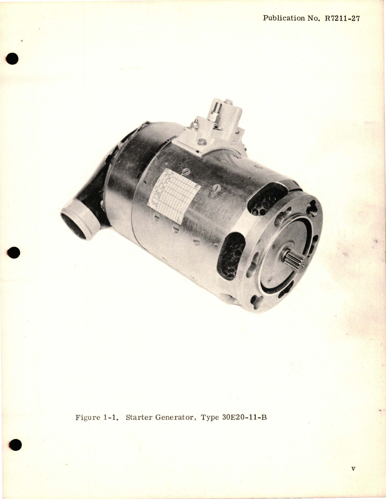 Sample page 7 from AirCorps Library document: Maintenance Instructions for Starter Generator - Type 30E20-11-B 