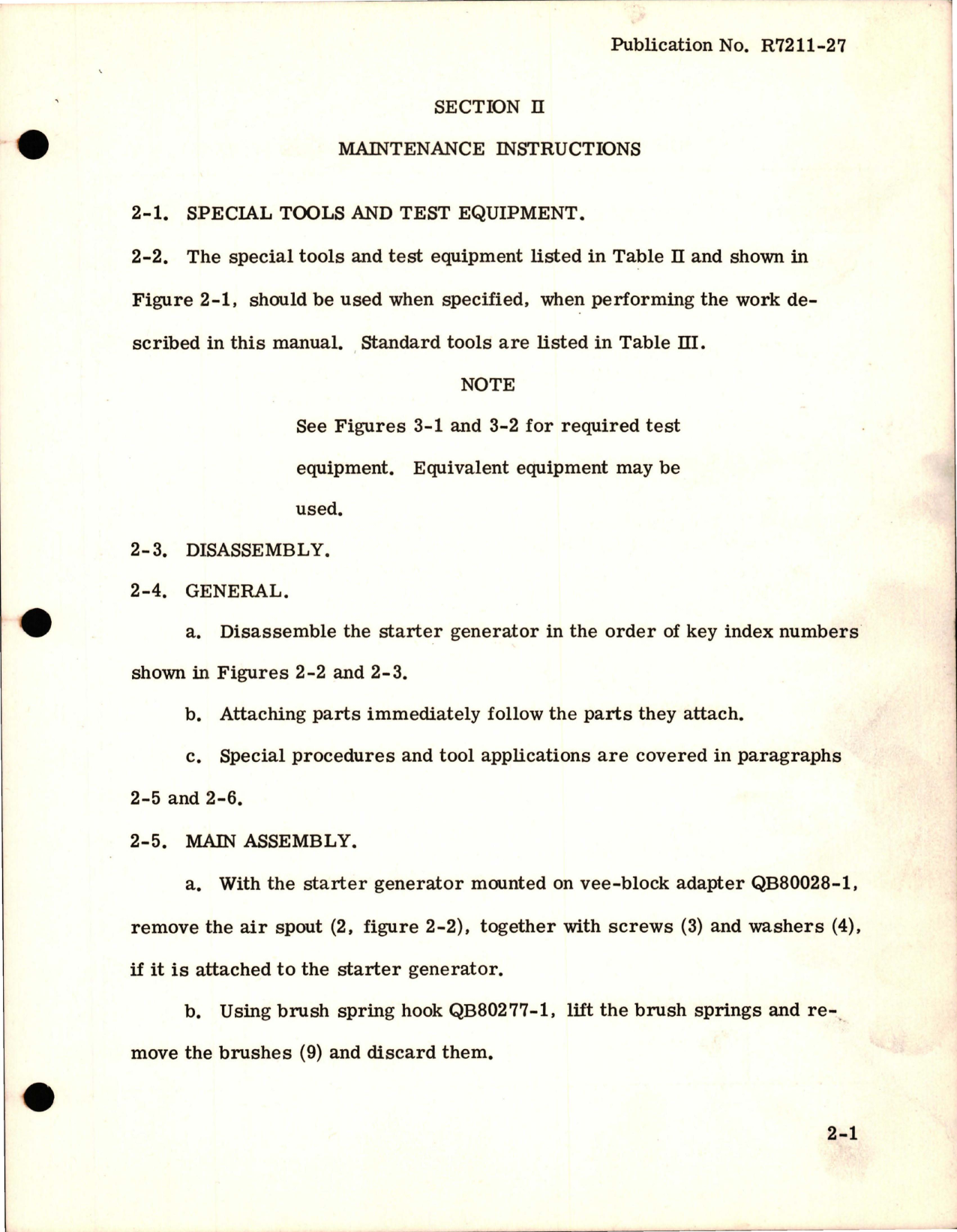 Sample page 9 from AirCorps Library document: Maintenance Instructions for Starter Generator - Type 30E20-11-B 