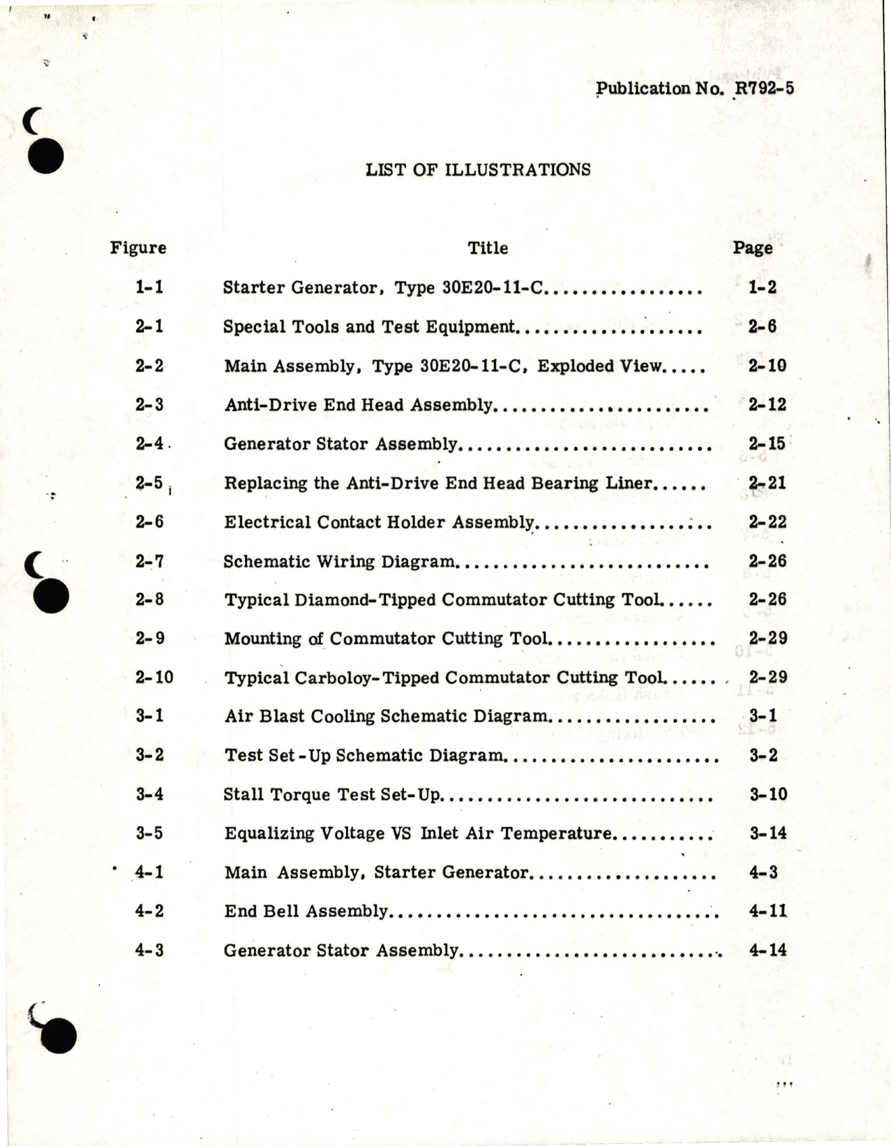 Sample page 5 from AirCorps Library document: Maintenance Instructions with Illustrated Parts List for Starter Generator - Types 30E20-11-C, 30E20-39-A, 30E20-41-B, 30E20-49-B, and 30E20-97-A 
