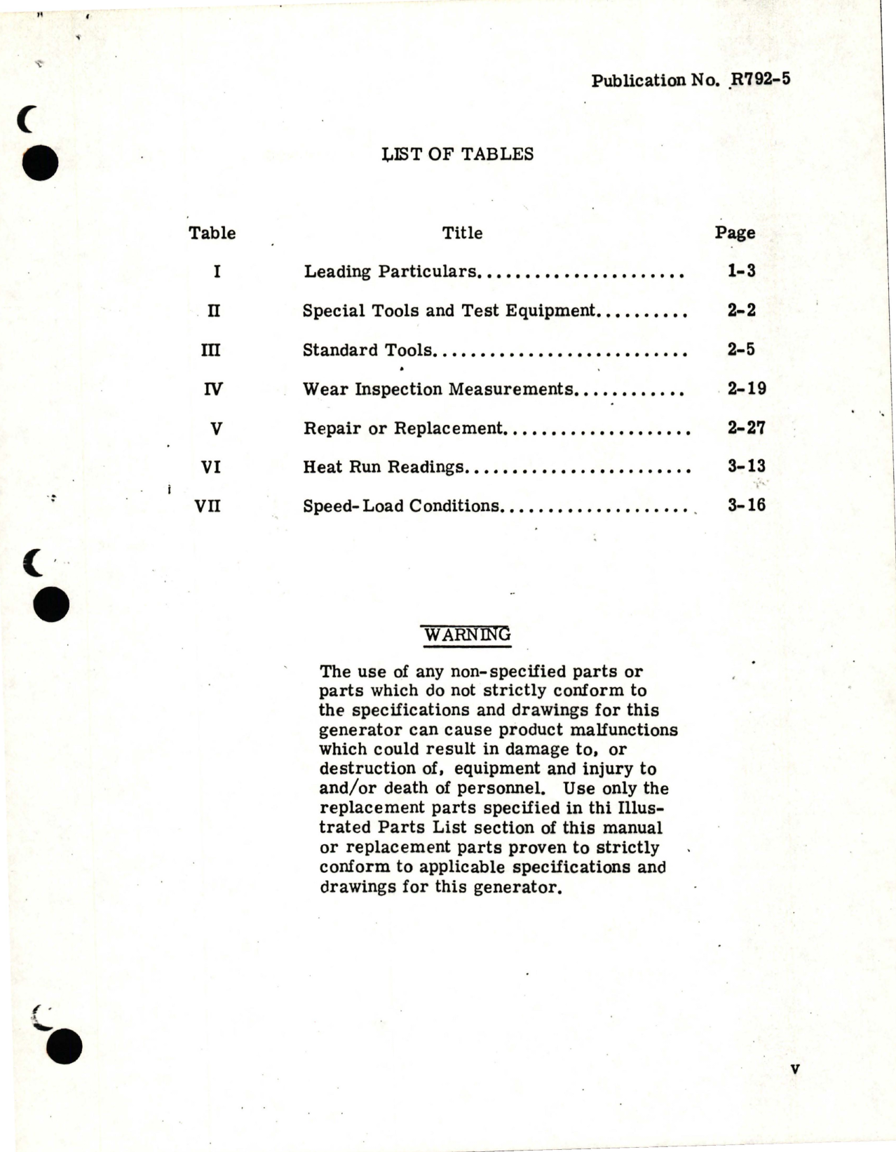 Sample page 7 from AirCorps Library document: Maintenance Instructions with Illustrated Parts List for Starter Generator - Types 30E20-11-C, 30E20-39-A, 30E20-41-B, 30E20-49-B, and 30E20-97-A 