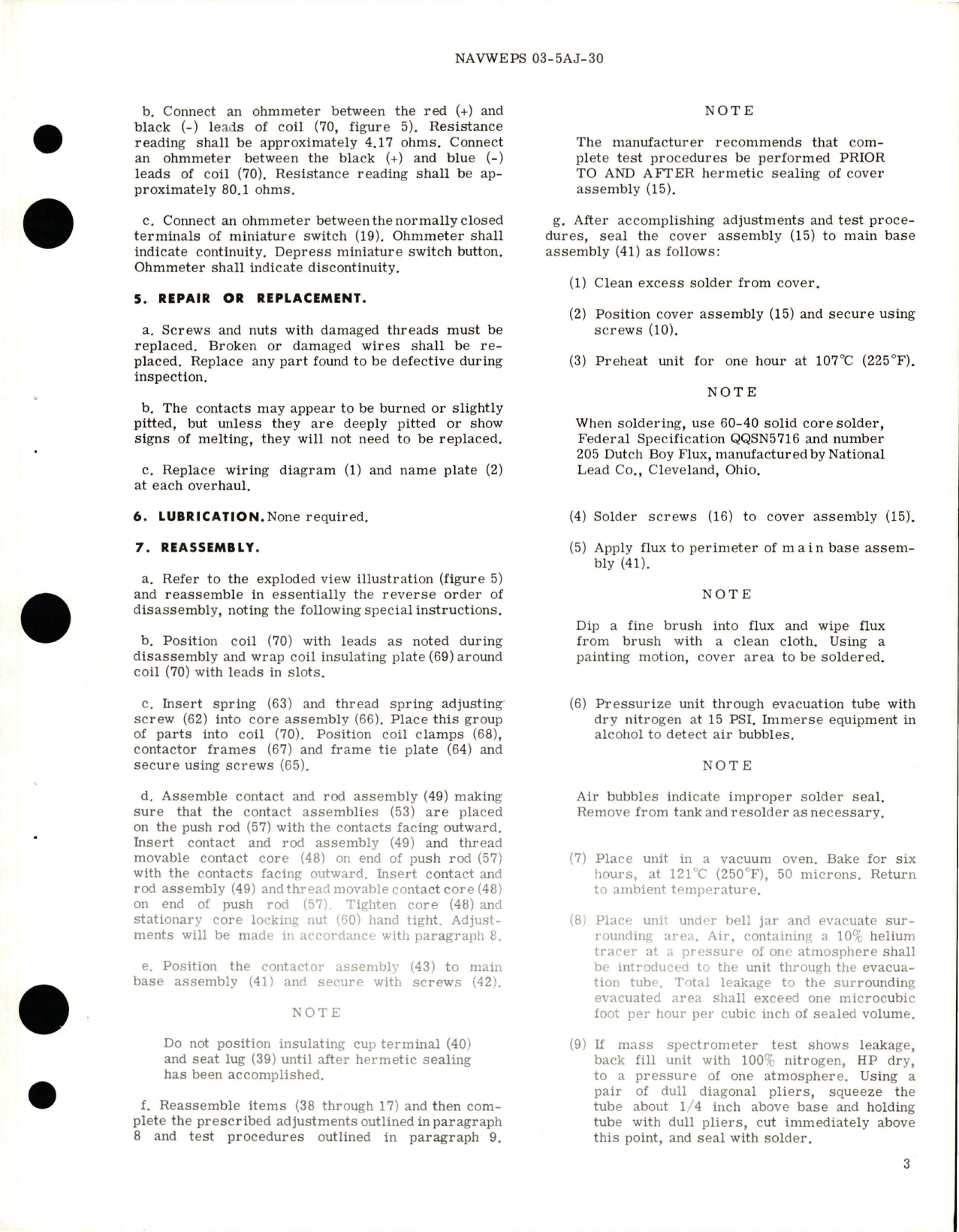 Sample page 5 from AirCorps Library document: Overhaul Instructions with Illustrated Parts Breakdown for Contractor - Part AH-965B 