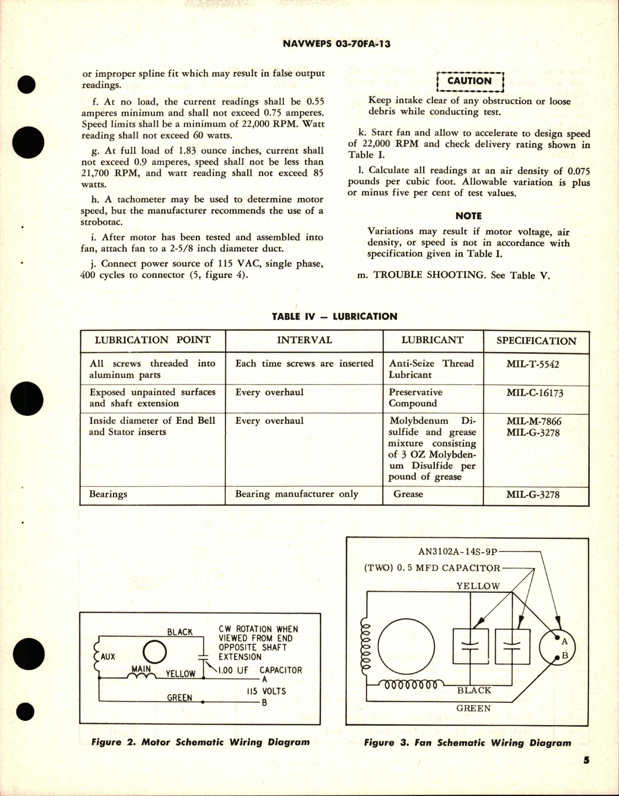 Sample page 5 from AirCorps Library document: Overhaul Instructions with Parts Breakdown for Axvane Aircraft Fan - X702-274 