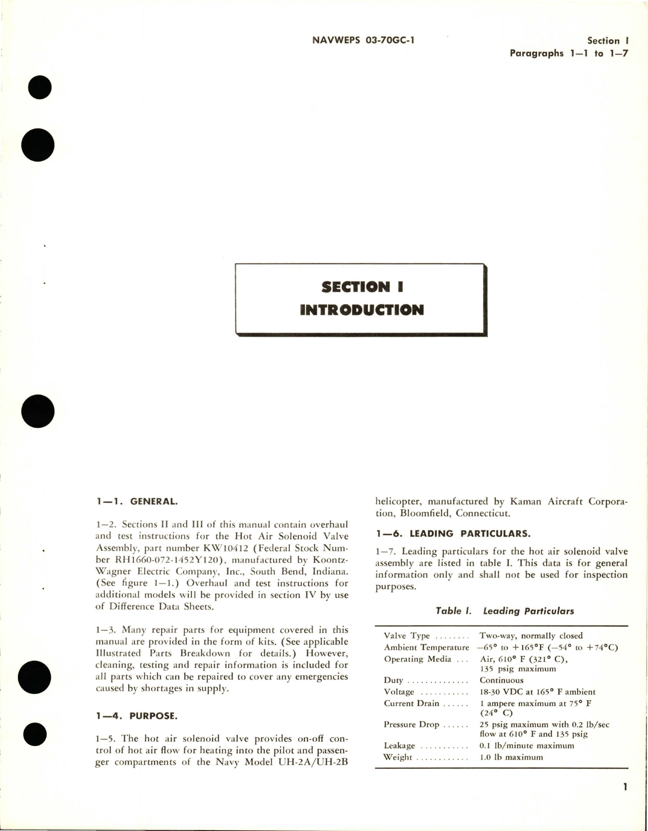 Sample page 5 from AirCorps Library document: Overhaul Instructions for Hot Air Solenoid Valve Assembly - Part KW10412