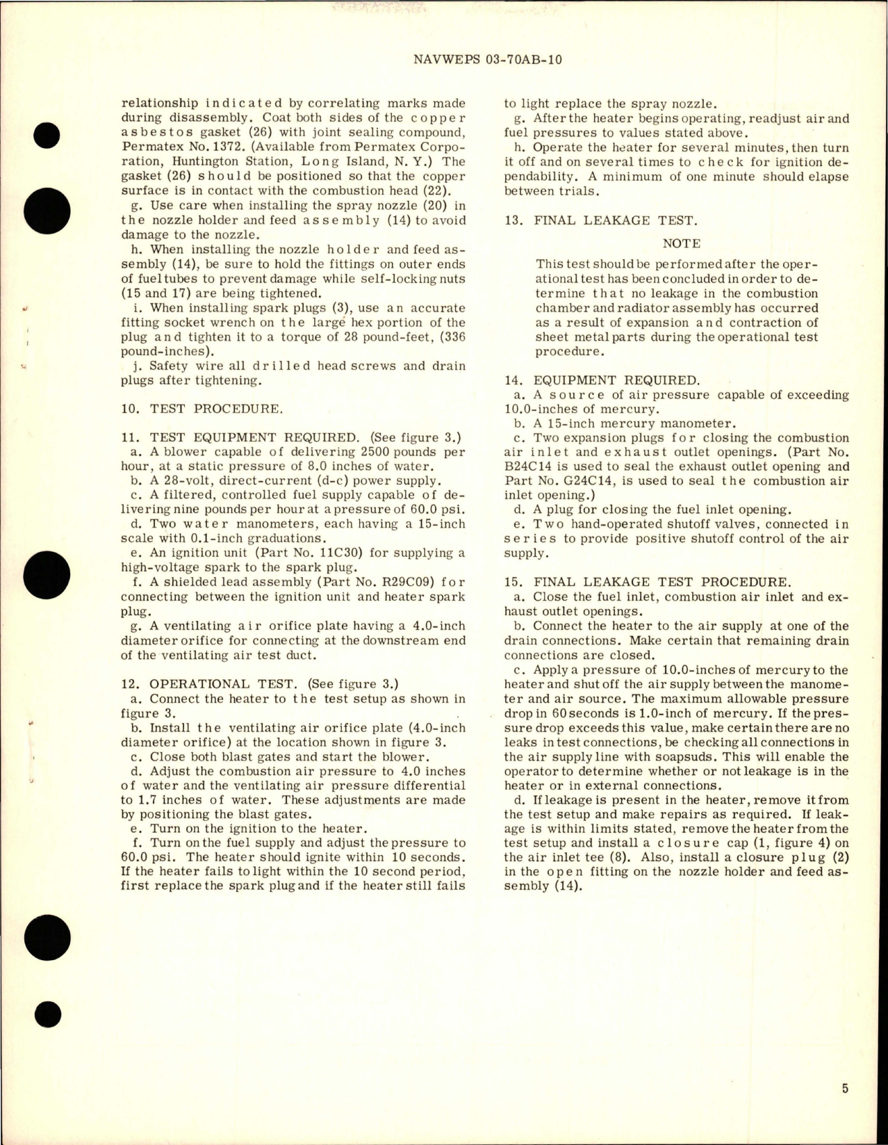 Sample page 5 from AirCorps Library document: Overhaul Instructions w Parts Breakdown for Aircraft Heaters - Part 52C90 - Type S-100 