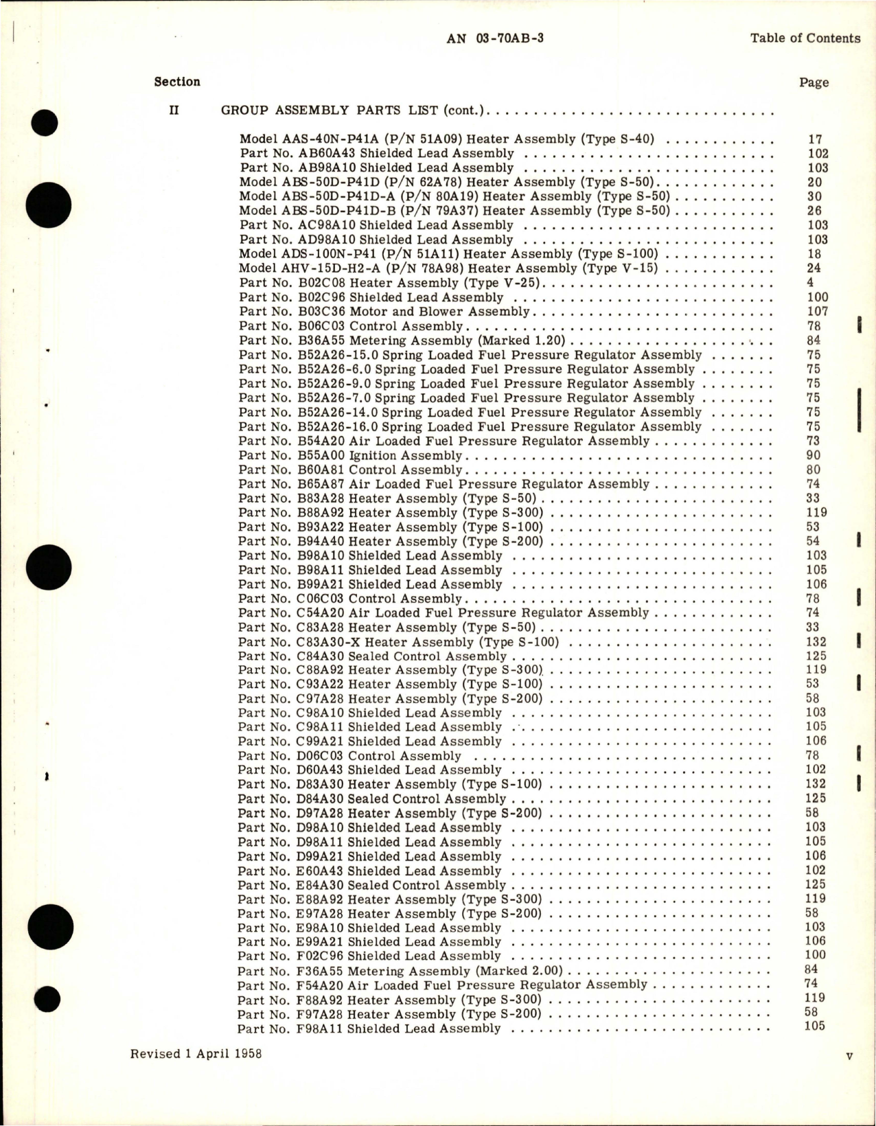 Sample page 7 from AirCorps Library document: Illustrated Parts Breakdown for Aircraft Heaters and Accessories 