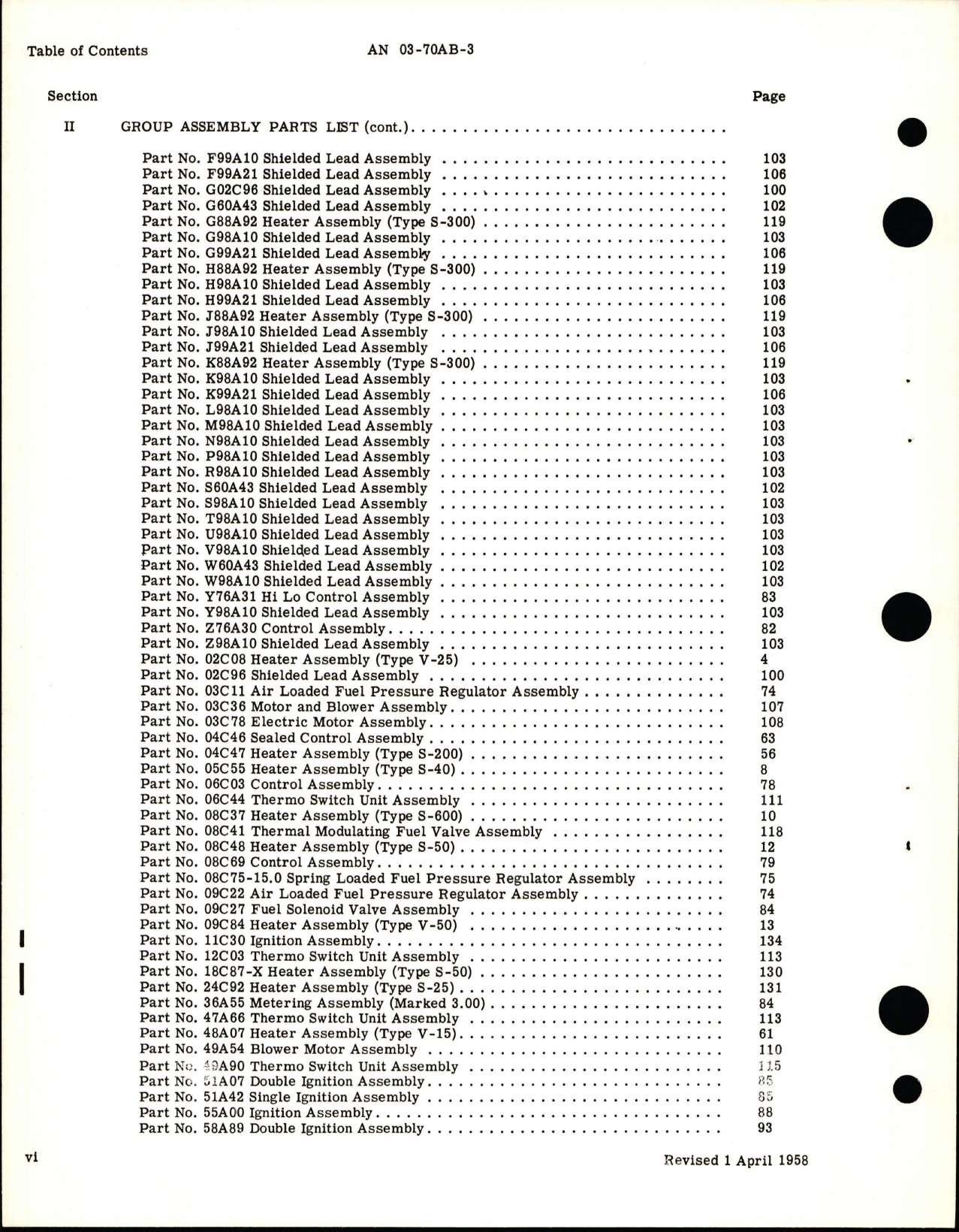 Sample page 8 from AirCorps Library document: Illustrated Parts Breakdown for Aircraft Heaters and Accessories 