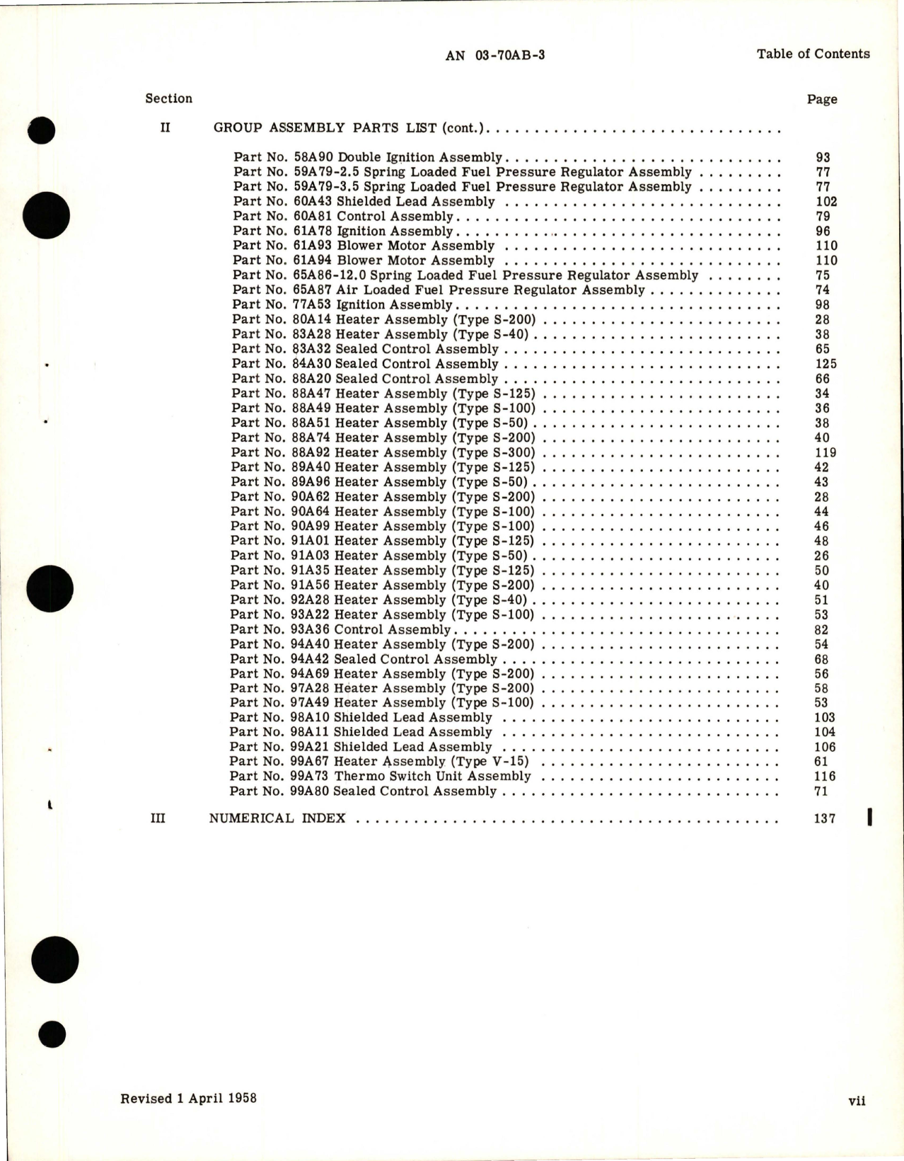 Sample page 9 from AirCorps Library document: Illustrated Parts Breakdown for Aircraft Heaters and Accessories 