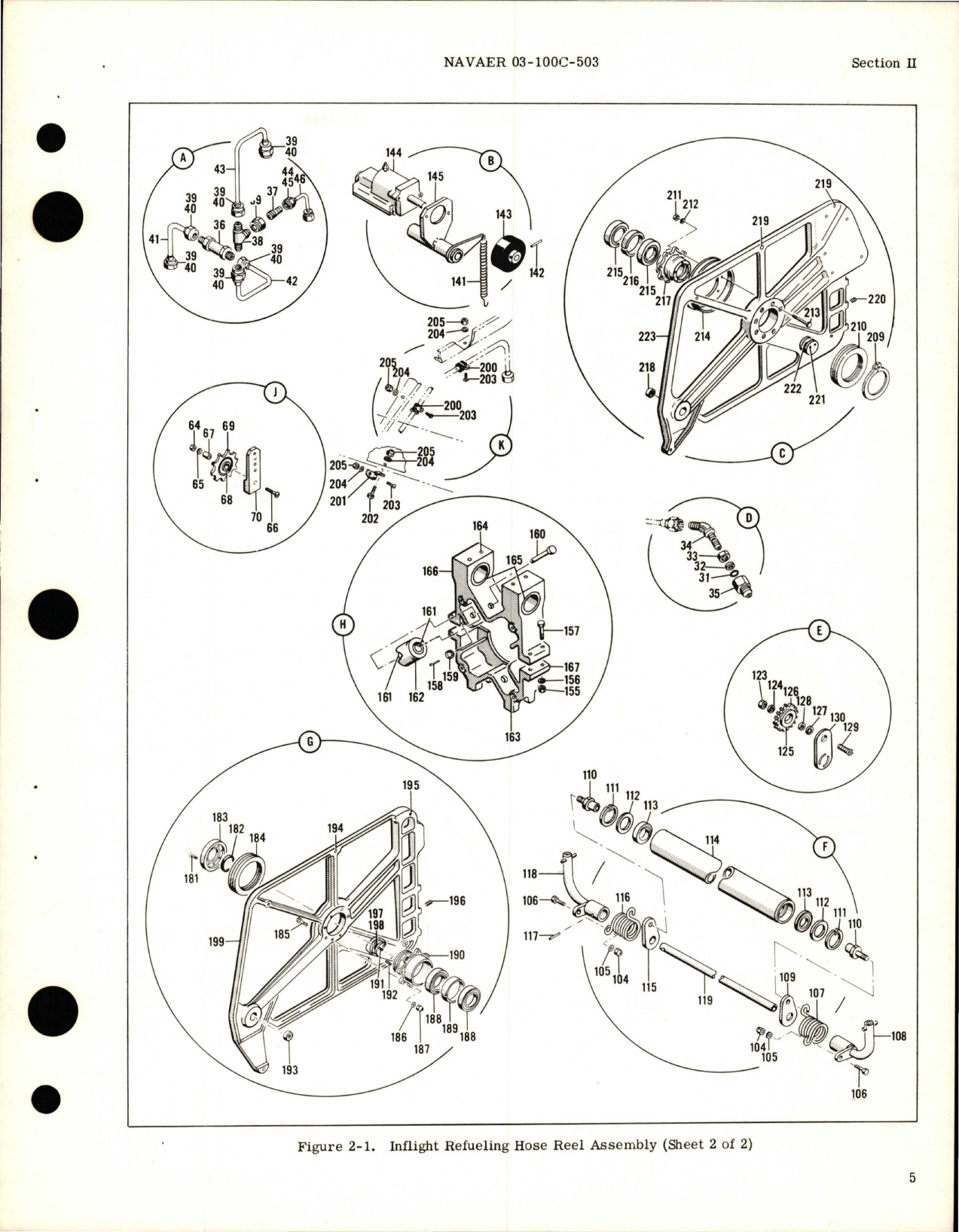 Sample page 9 from AirCorps Library document: Overhaul Instructions for Inflight Refueling Hose Reel Assembly - Model FR250