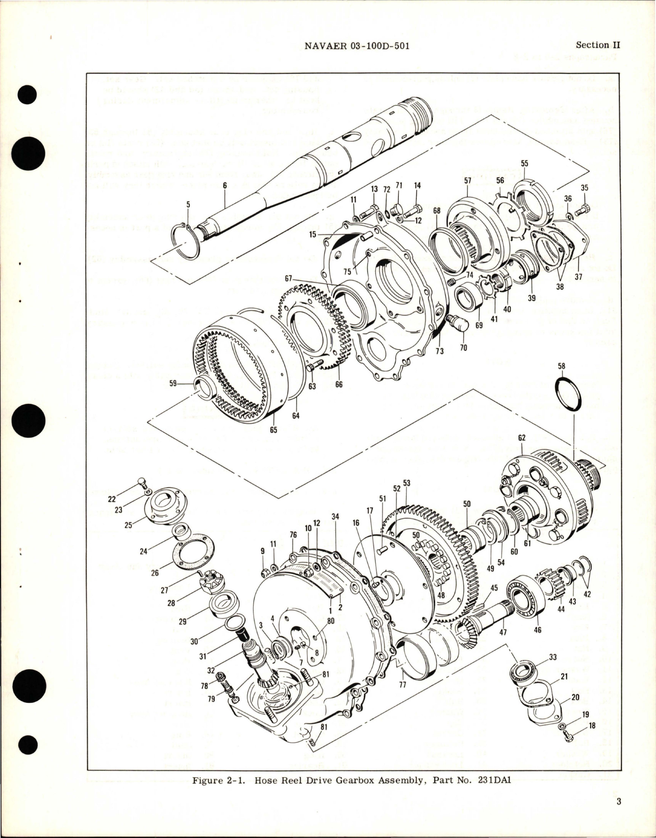 Sample page 7 from AirCorps Library document: Overhaul Instructions for Hose Reel Drive Gearbox Assembly - Part 231DA and 231DA1 