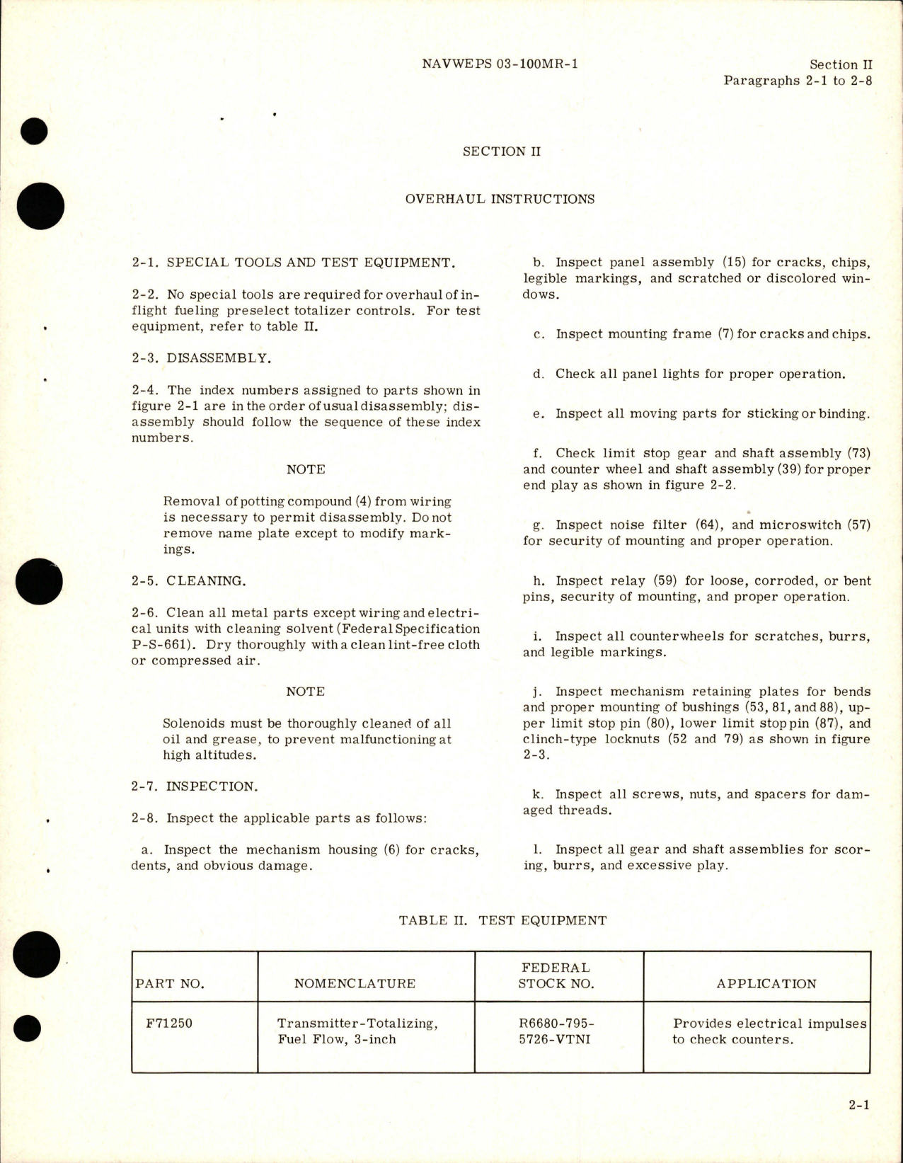 Sample page 5 from AirCorps Library document: Overhaul Instructions for In-Flight Fueling Preselect Totalizer Control - Part F71780