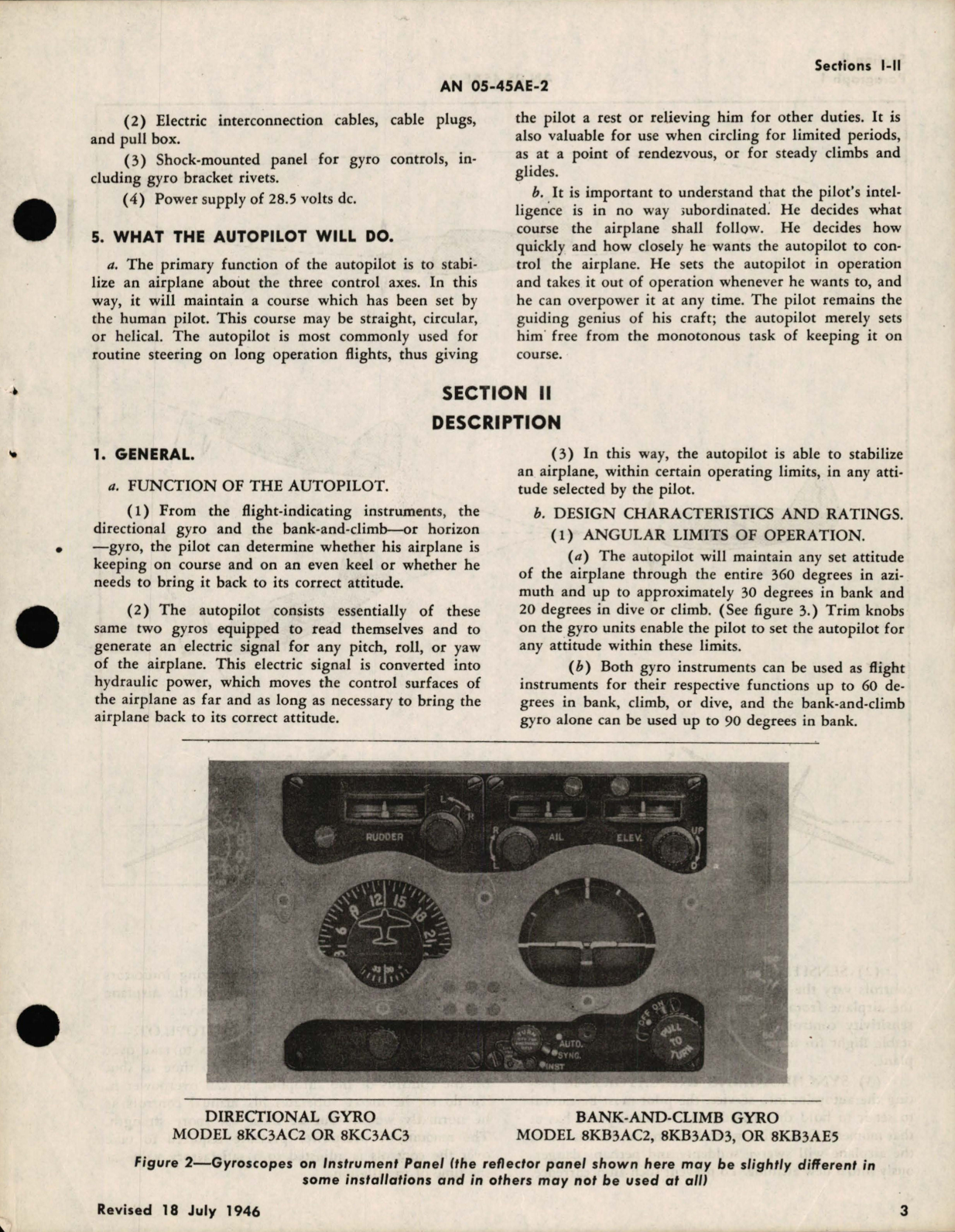 Sample page 5 from AirCorps Library document: Overhaul Instructions for Automatic Pilot Type G-1 Model 2CJ1A1 