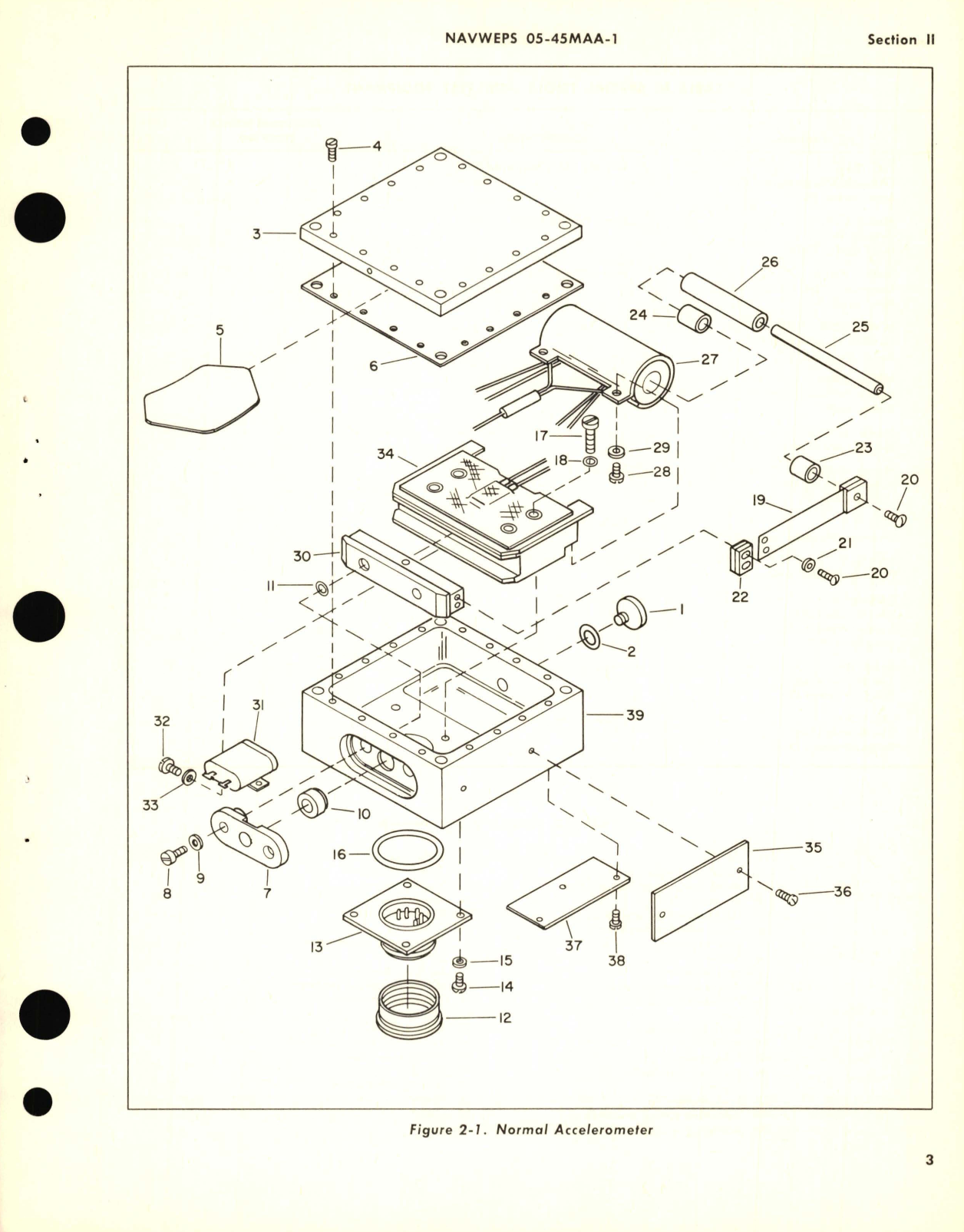 Sample page 7 from AirCorps Library document: Overhaul Instructions for Normal Accelerometer Eclipse-Pioneer Type No. 4930-1A Dynamic Measurements Company Type No. 105-TLW 