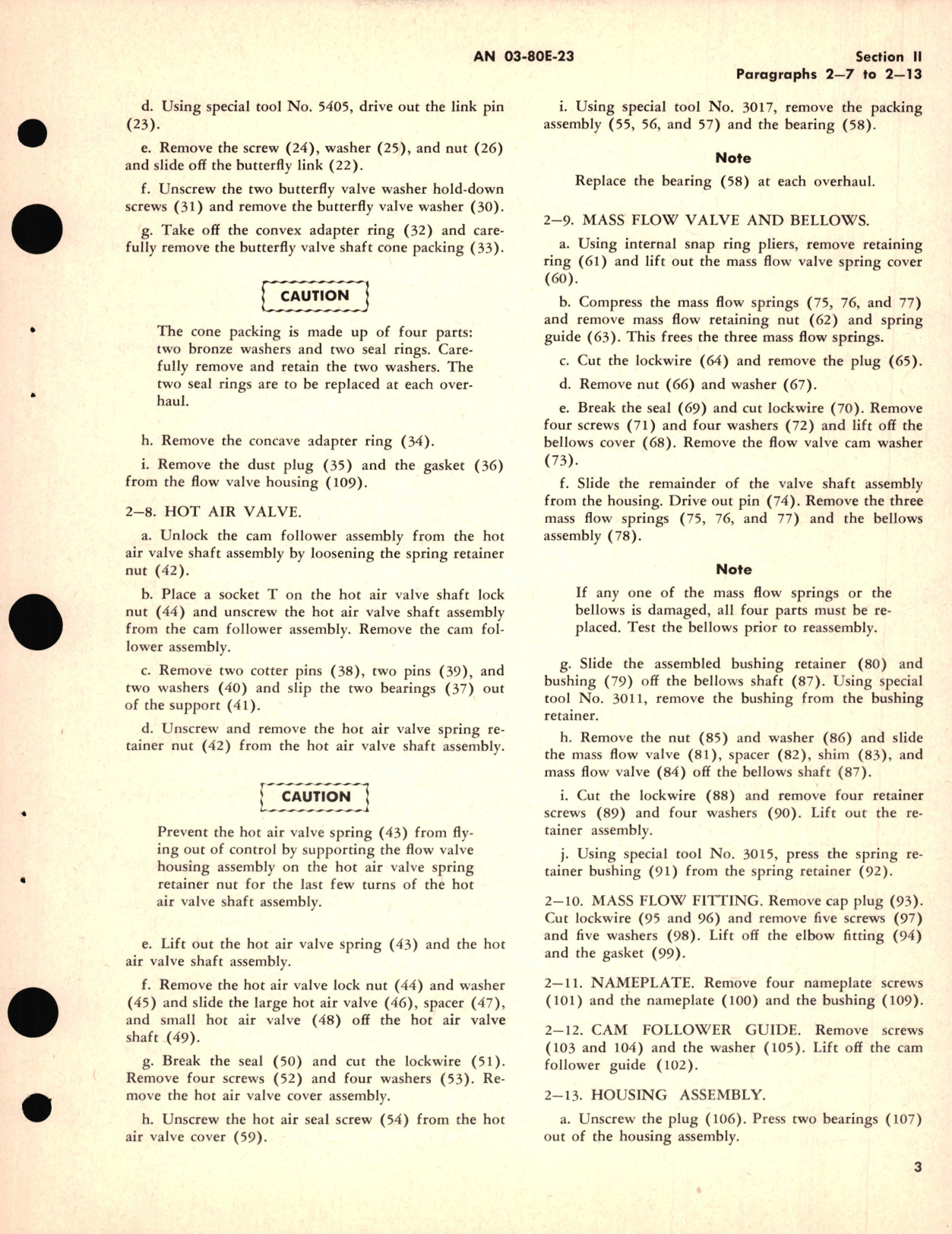 Sample page 7 from AirCorps Library document: Overhaul Instructions for Mass Flow Control Valve Model No. CFT 25-3D, Part No. 11871-2